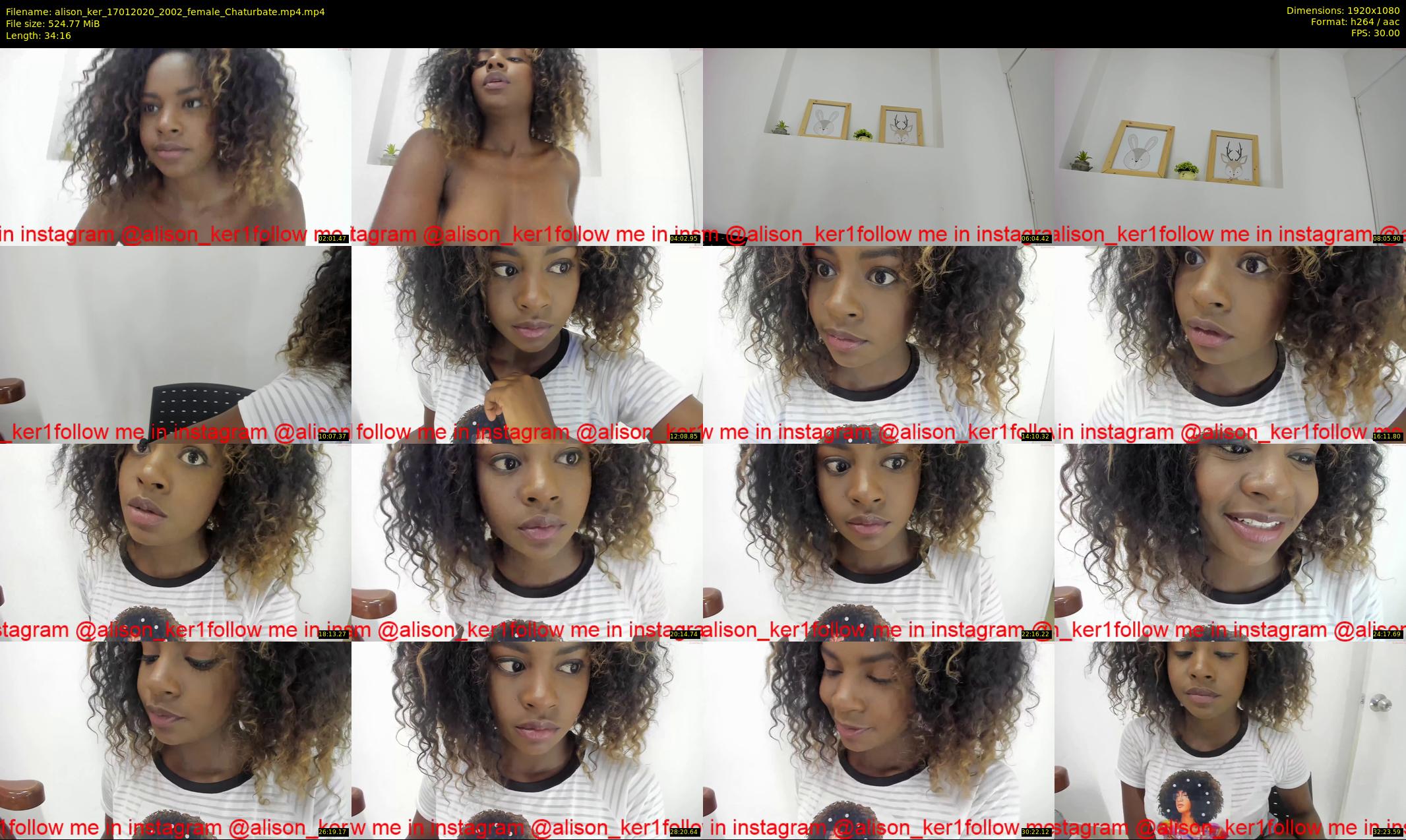 alison_ker — 35 minute Chaturbate female cam show recording, 1080p, Jan 17, 2020