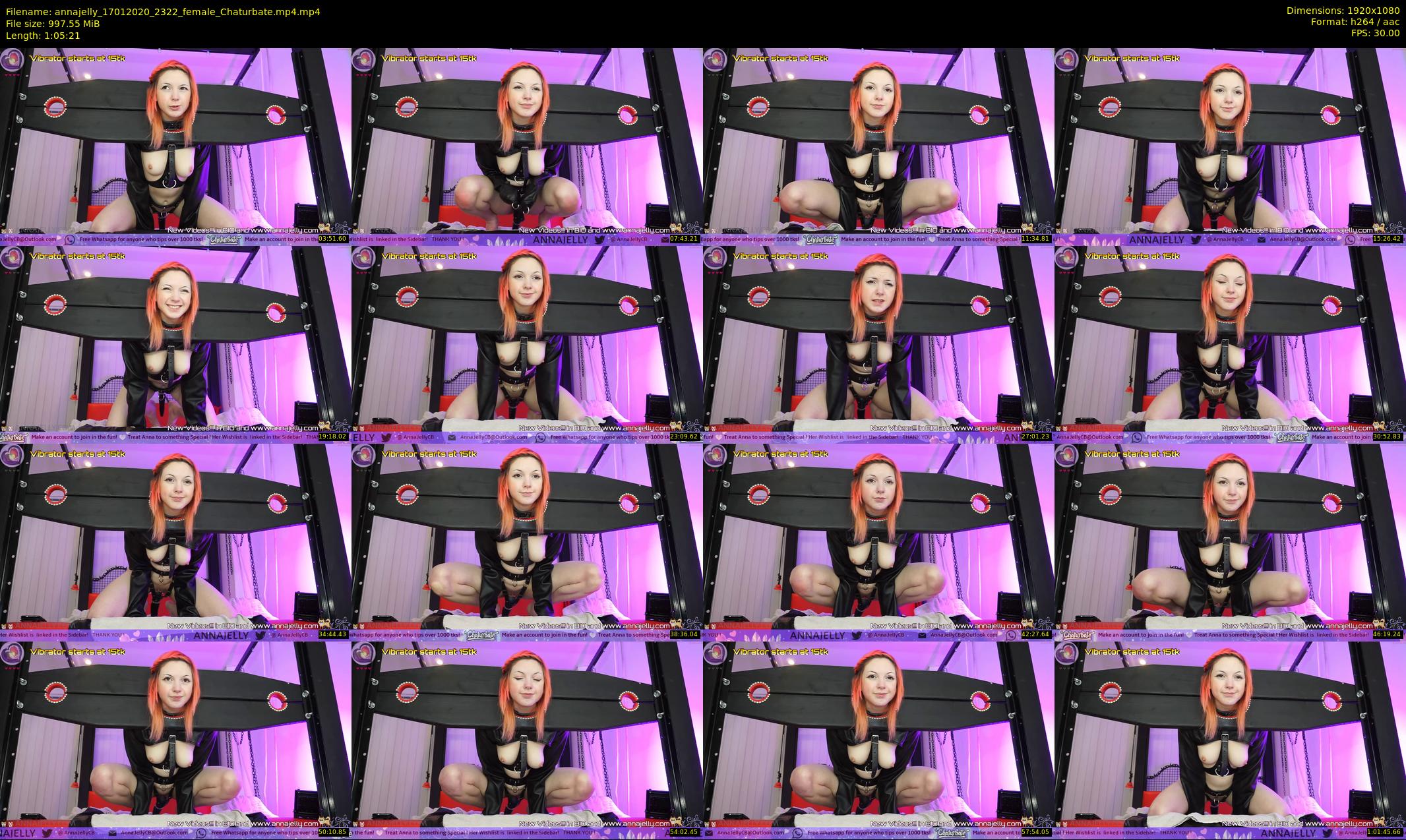 annajelly — 66 minute Chaturbate couple cam show recording, 1080p, Jan 17, 2020