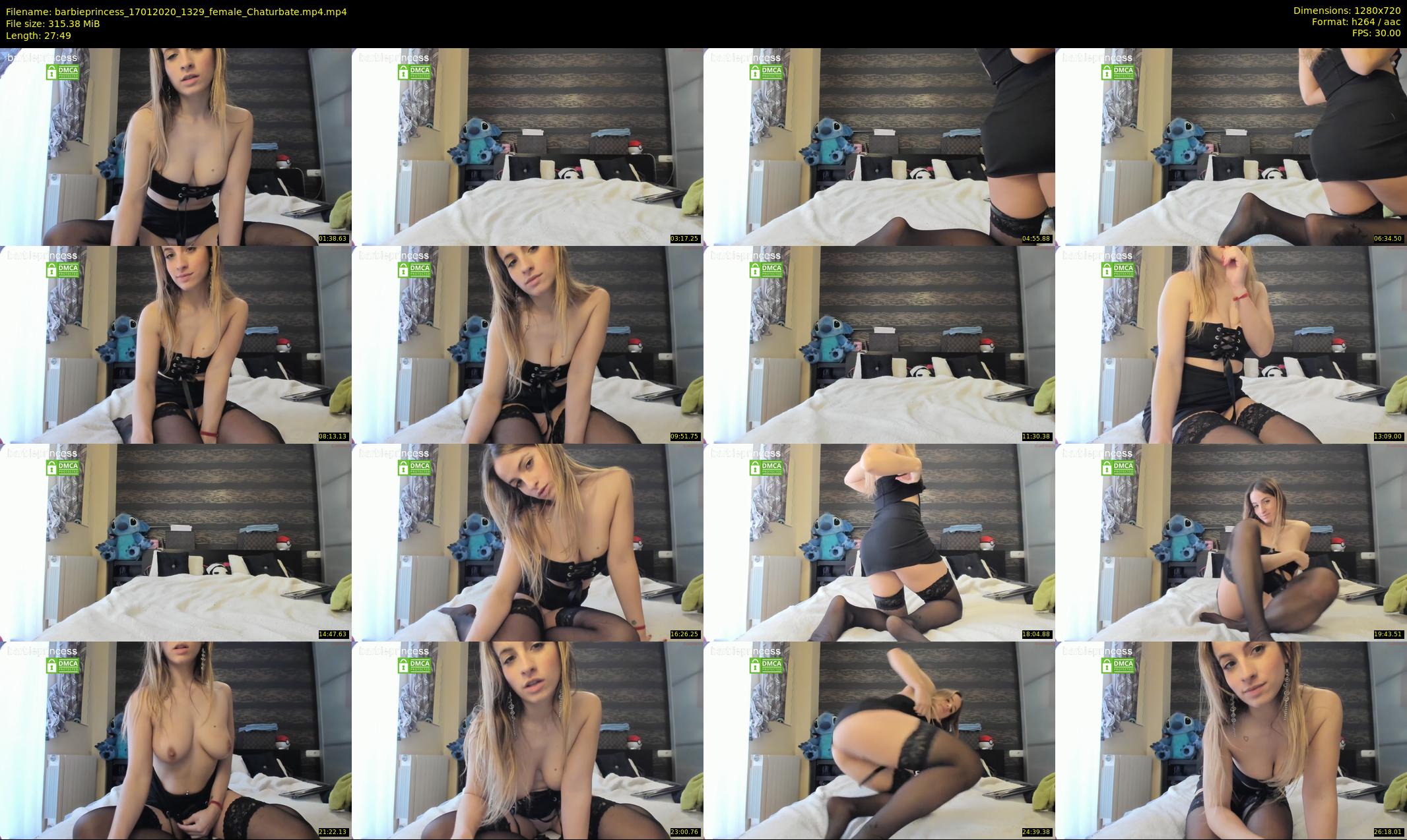 barbieprincess — 28 minute Chaturbate female cam show recording, 720p, Jan 17, 2020