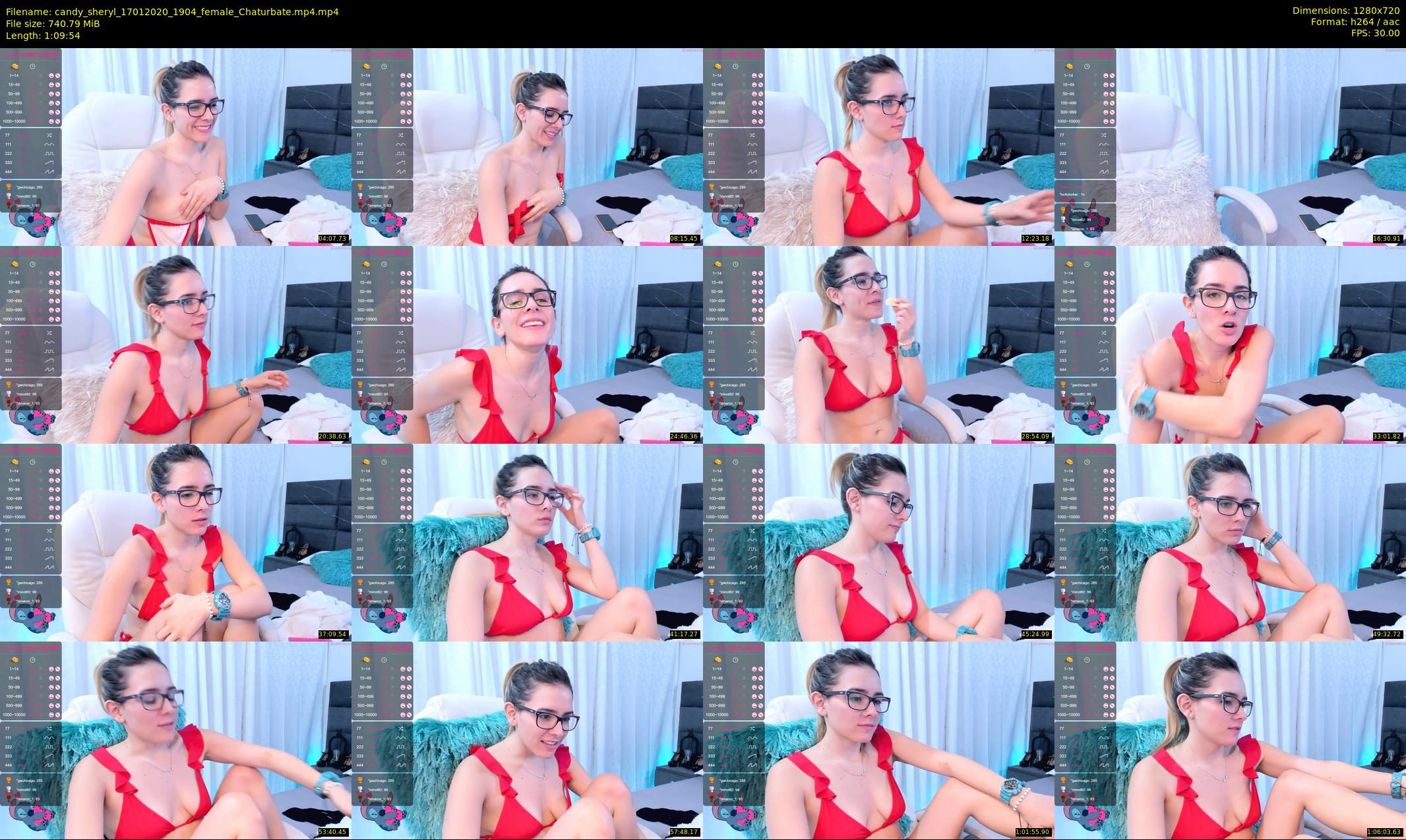 candy_sheryl — 70 minute Chaturbate female cam show recording, 720p, Jan 17, 2020