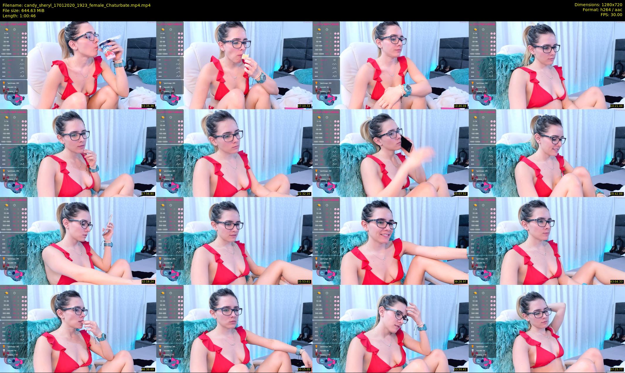 candy_sheryl — 61 minute Chaturbate female cam show recording, 720p, Jan 17, 2020