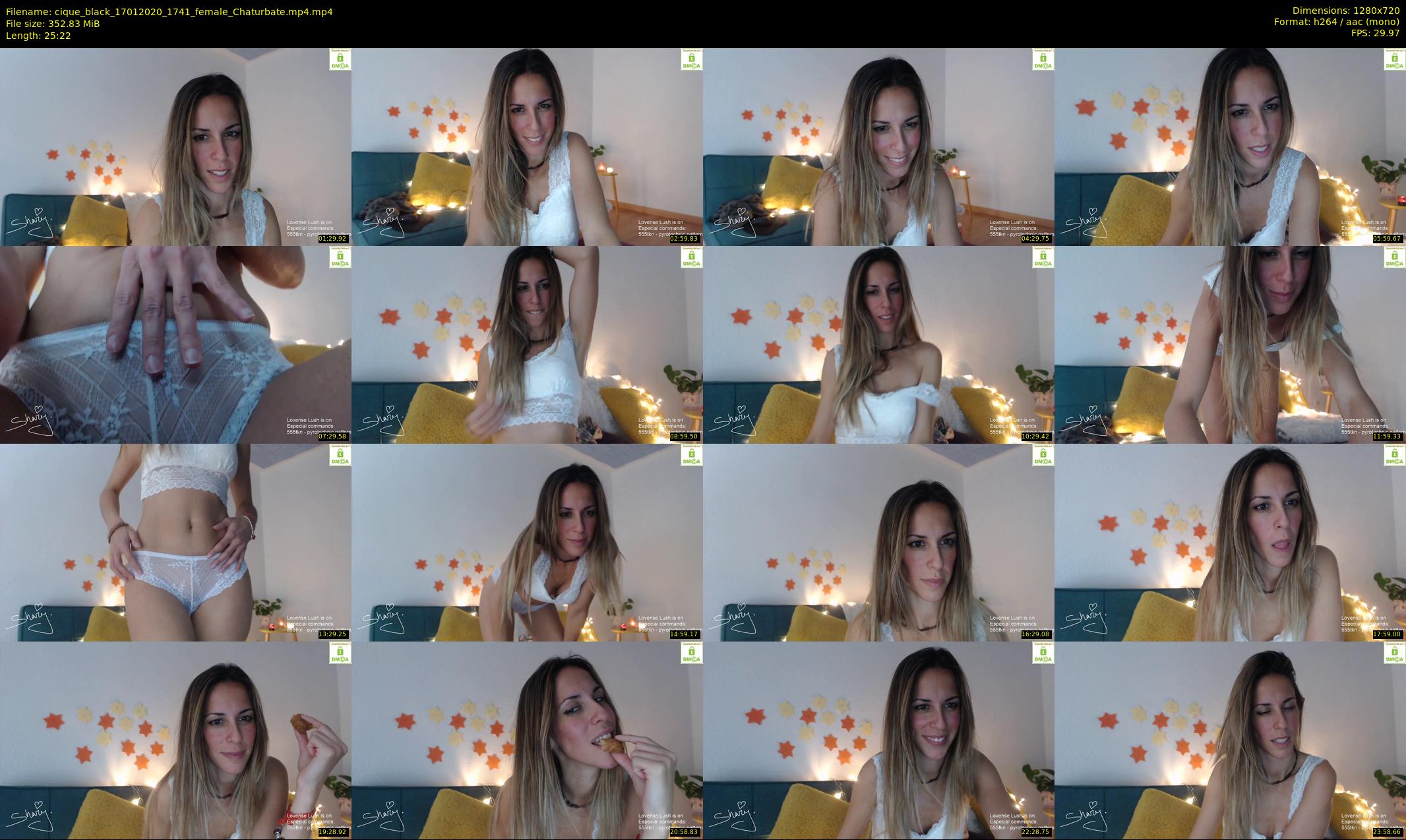 cique_black — 26 minute Chaturbate female cam show recording, 720p, Jan 17, 2020