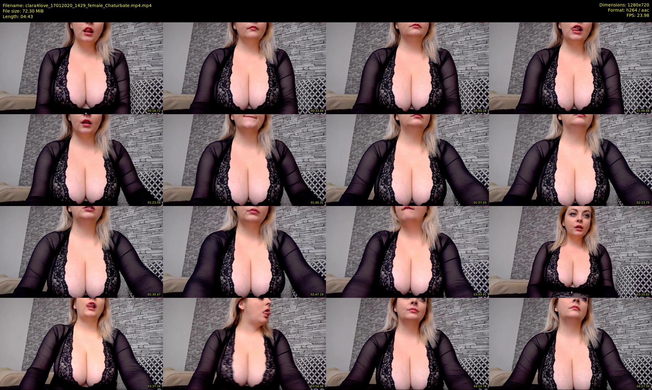 clara4love — 5 minute Chaturbate female cam show recording, 720p, Jan 17, 2020