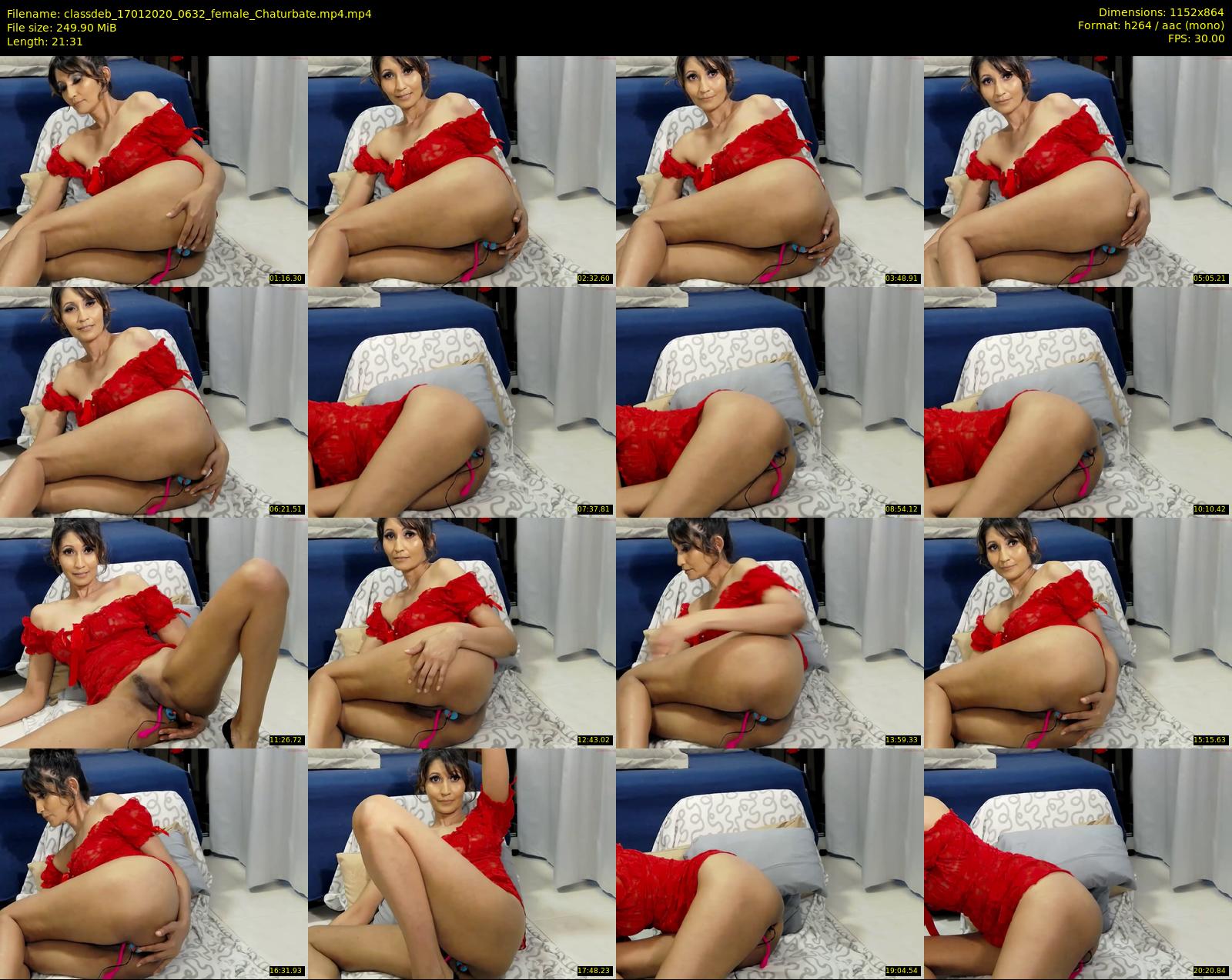 classdeb — 22 minute Chaturbate female cam show recording, 720p, Jan 17, 2020