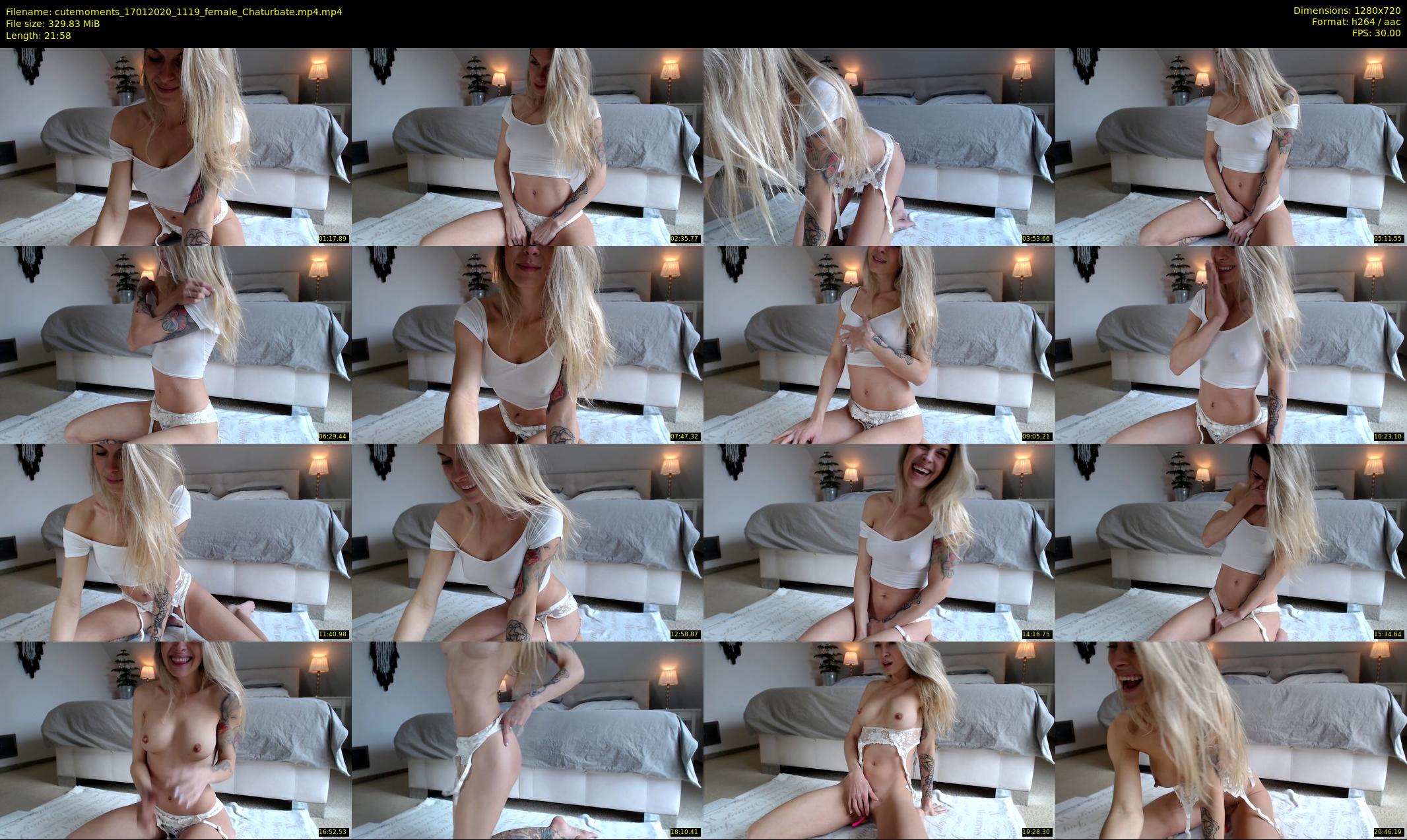 cutemoments — 22 minute Chaturbate female cam show recording, 720p, Jan 17, 2020