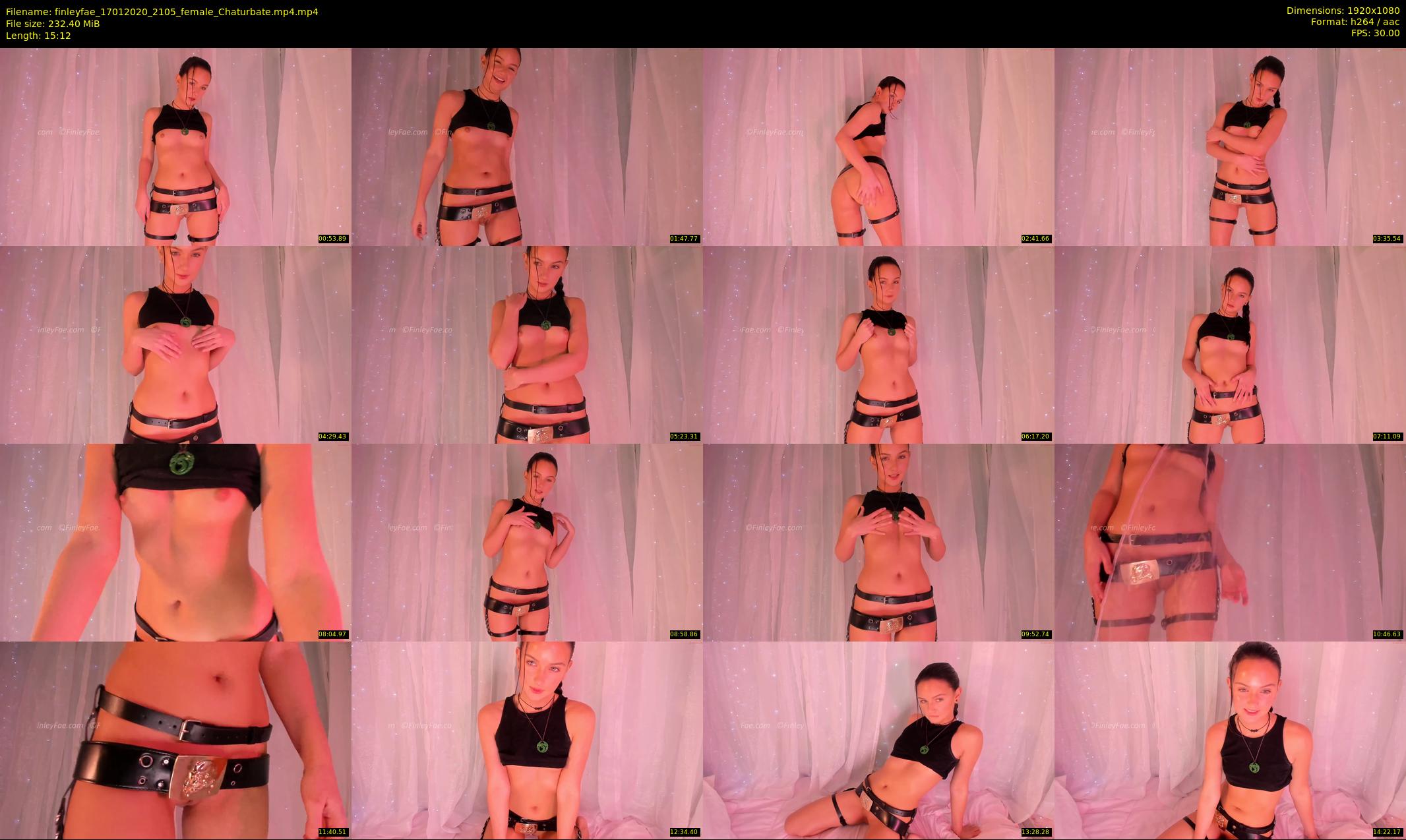 finleyfae — 16 minute Chaturbate female cam show recording, 1080p, Jan 17, 2020