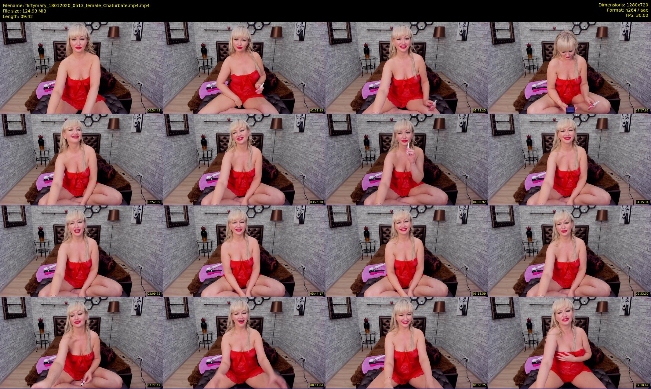 flirtymary — 10 minute Chaturbate female cam show recording, 720p, Jan 18, 2020