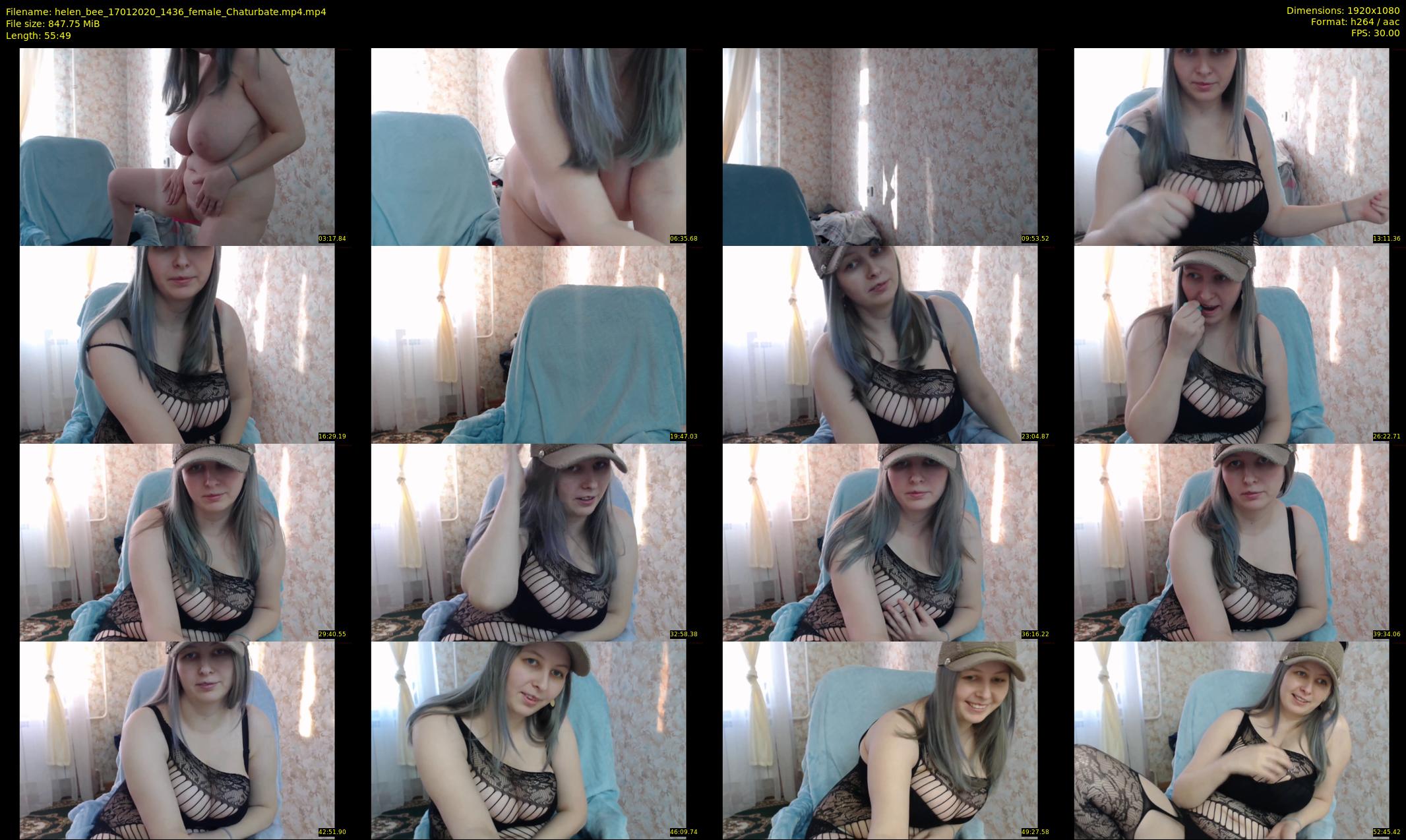 helen_bee — 56 minute Chaturbate female cam show recording, 1080p, Jan 17, 2020