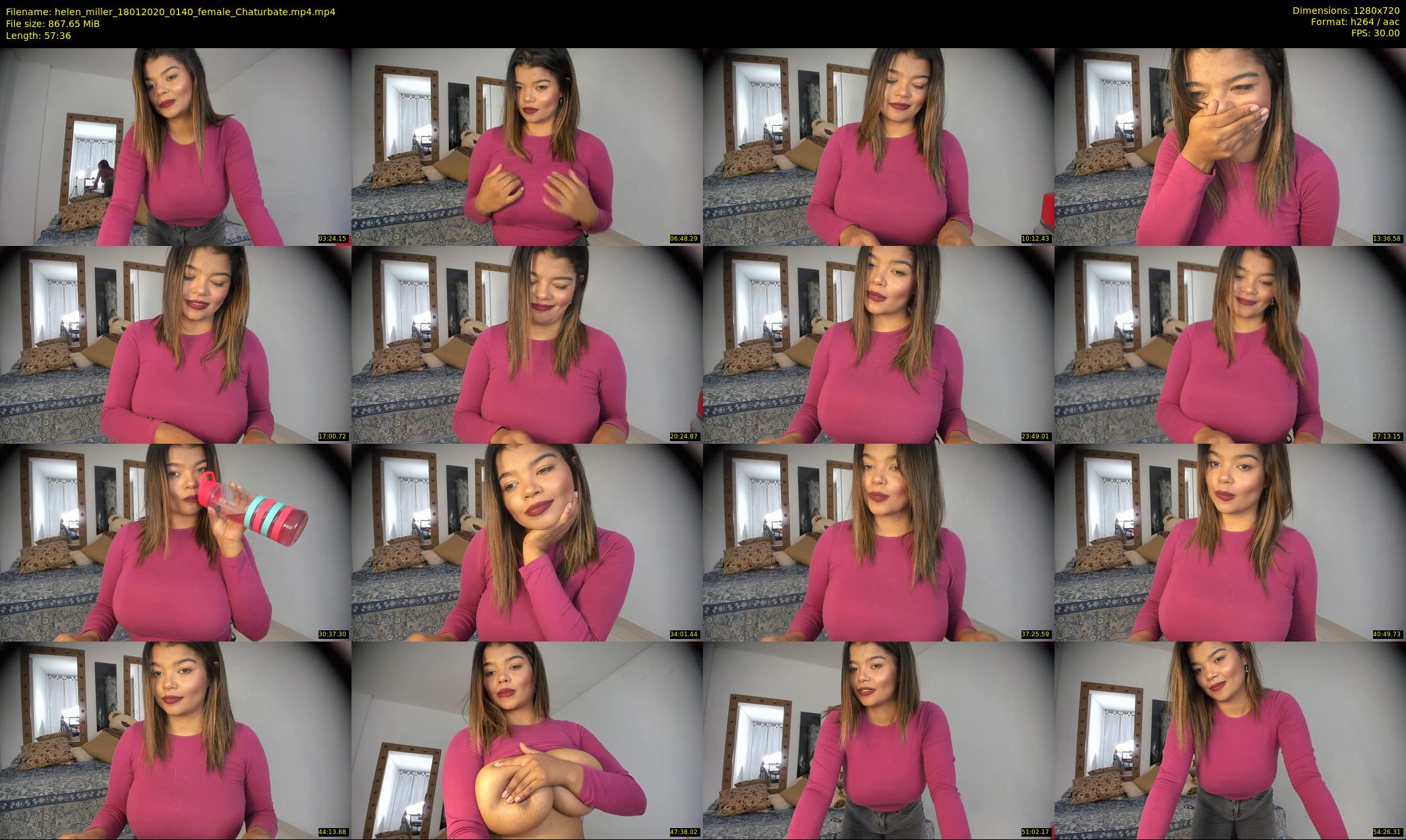 helen_miller — 58 minute Chaturbate female cam show recording, 720p, Jan 18, 2020