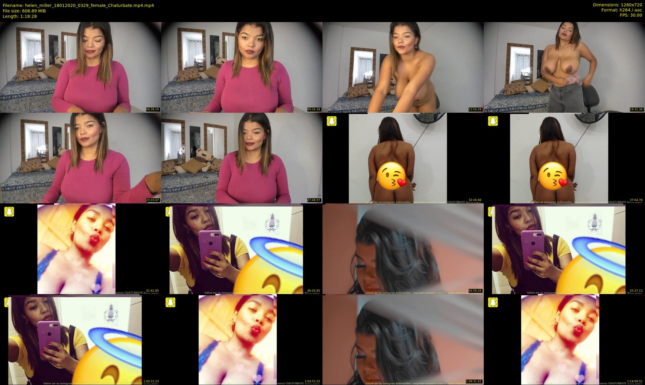 helen_miller — 79 minute Chaturbate female cam show recording, 720p, Jan 18, 2020