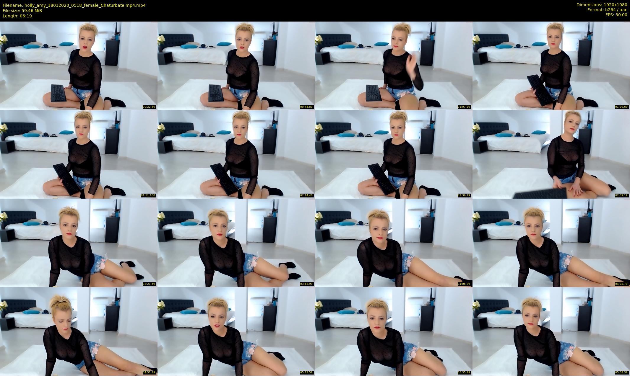holly_amy — 7 minute Chaturbate couple cam show recording, 1080p, Jan 18, 2020