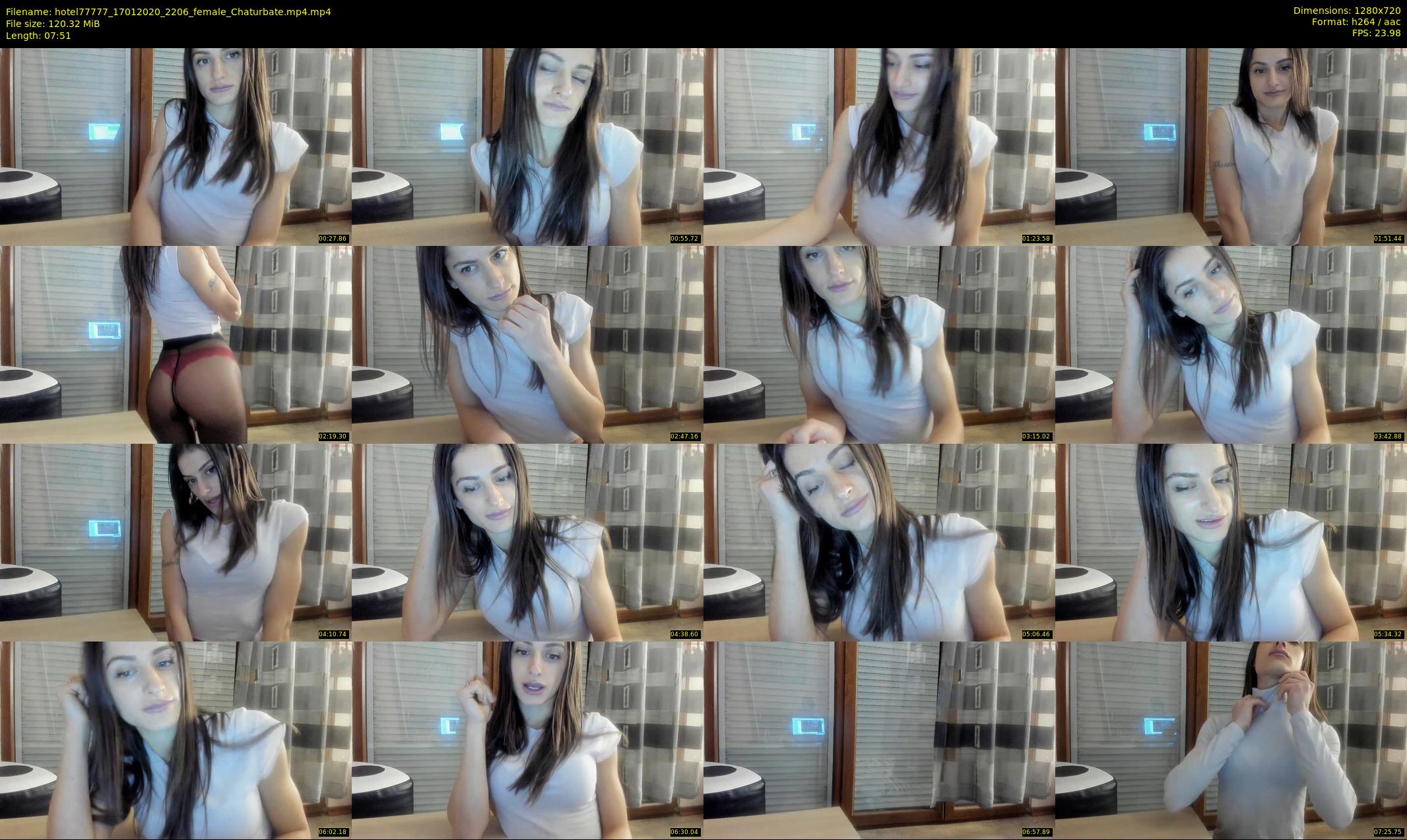 hotel77777 — 8 minute Chaturbate female cam show recording, 720p, Jan 17, 2020
