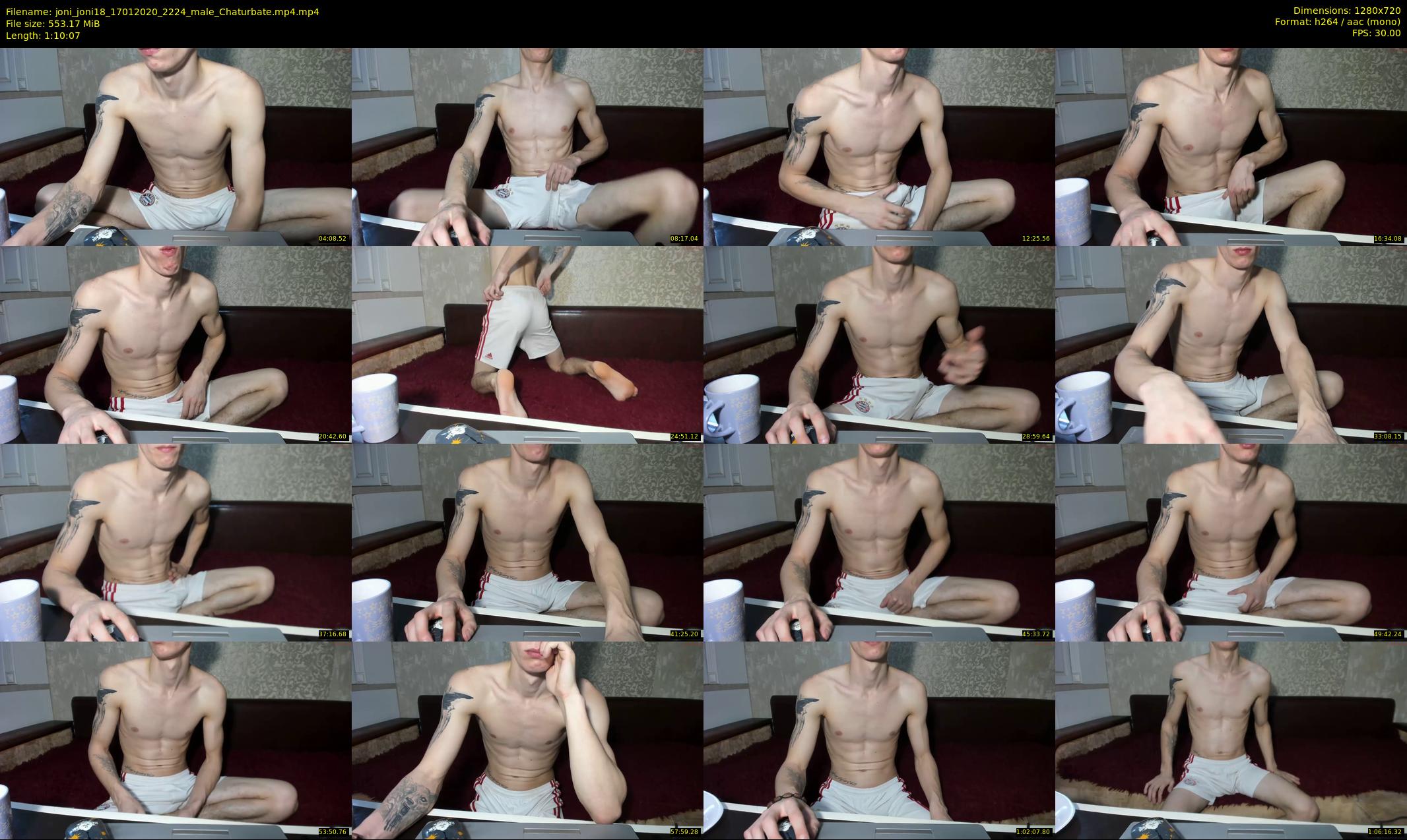 joni_joni18 — 71 minute Chaturbate male cam show recording, 720p, Jan 17, 2020