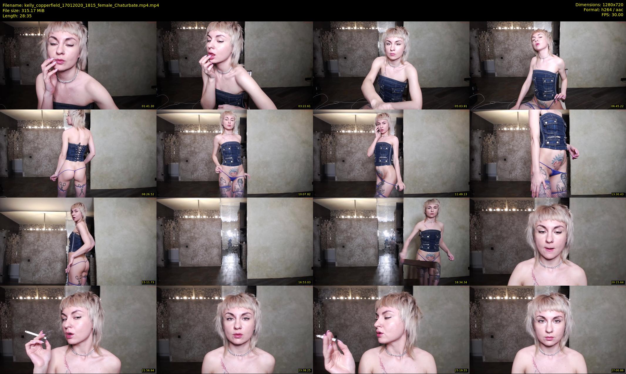 kelly_copperfield — 29 minute Chaturbate female cam show recording, 720p, Jan 17, 2020