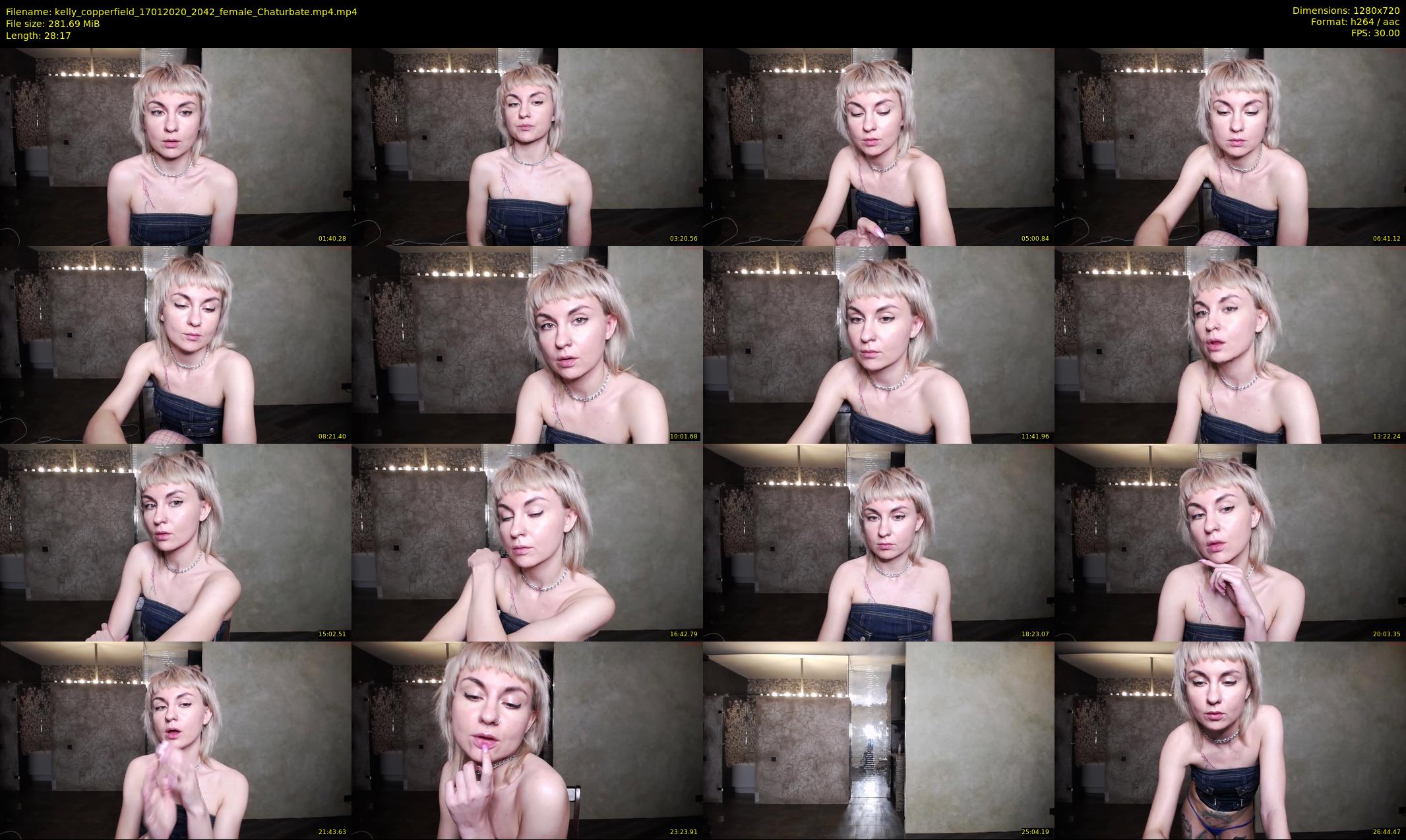 kelly_copperfield — 29 minute Chaturbate female cam show recording, 720p, Jan 17, 2020