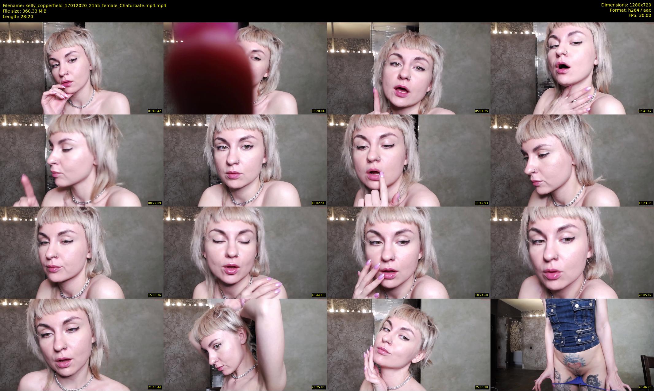 kelly_copperfield — 29 minute Chaturbate female cam show recording, 720p, Jan 17, 2020