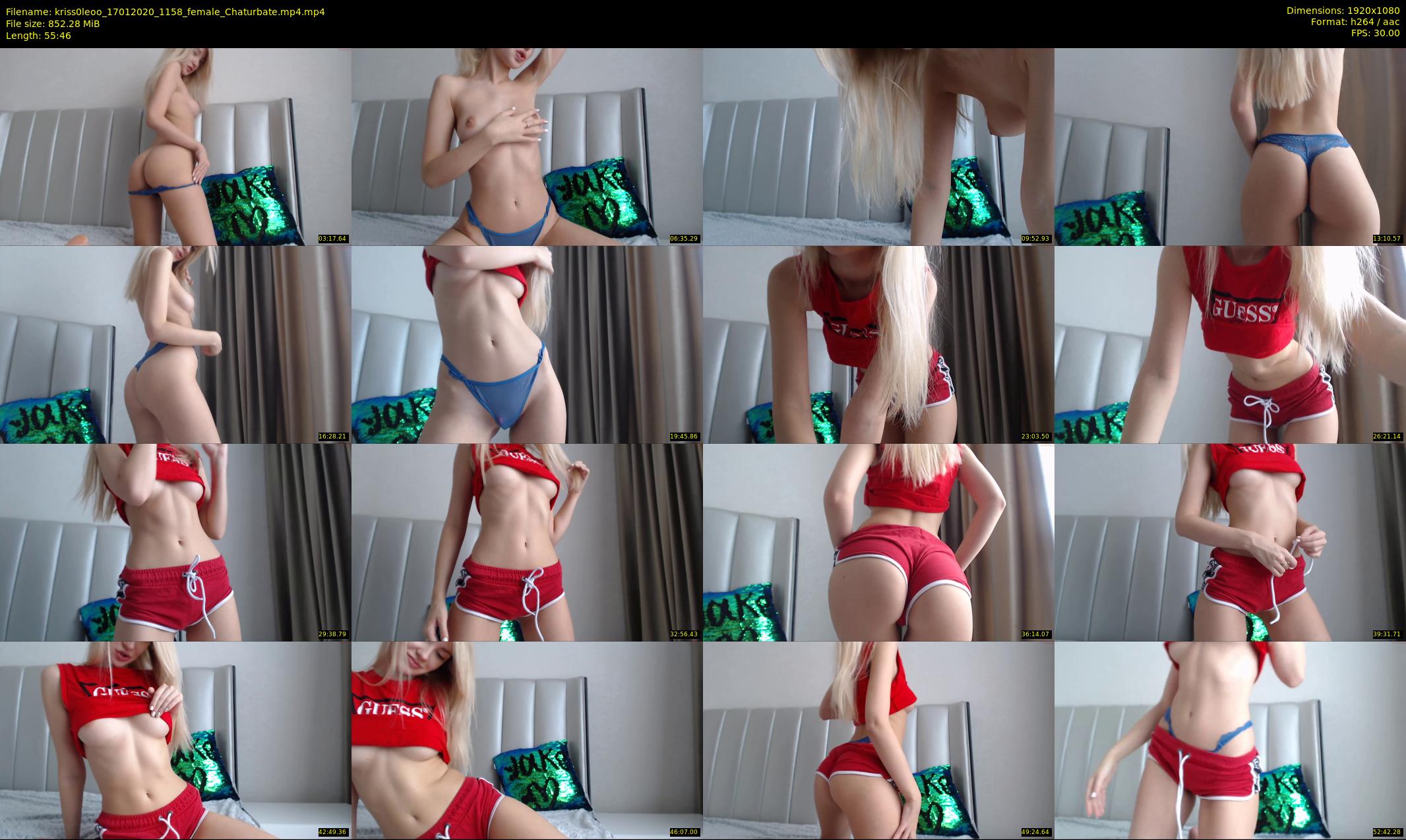 kriss0leoo — 56 minute Chaturbate couple cam show recording, 1080p, Jan 17, 2020