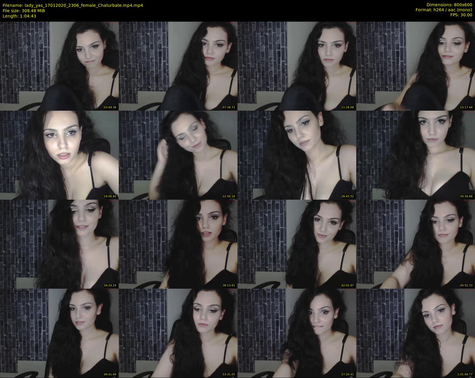 lady_yas — 65 minute Chaturbate female cam show recording, 480p, Jan 17, 2020