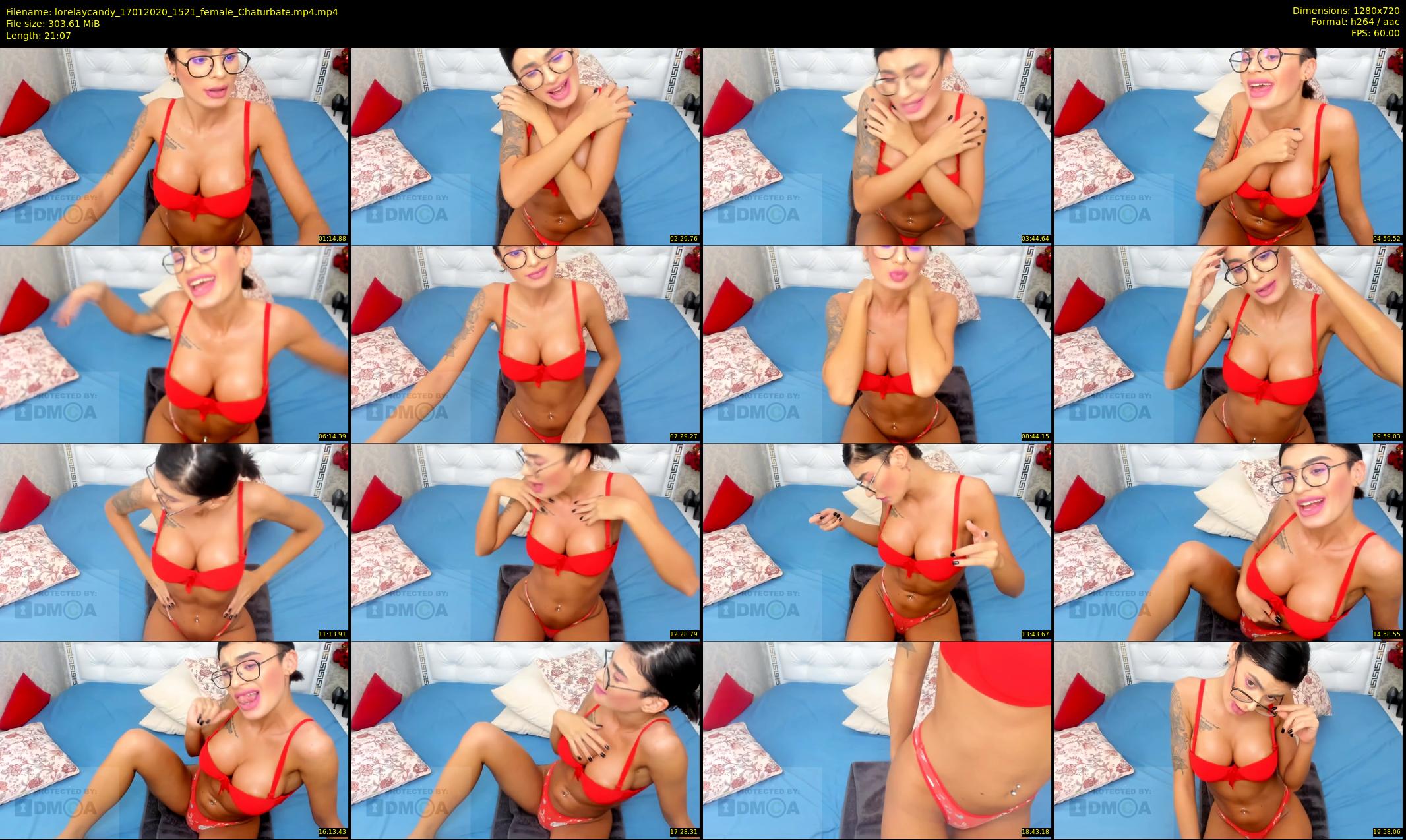 lorelaycandy — 22 minute Chaturbate female cam show recording, 720p, Jan 17, 2020
