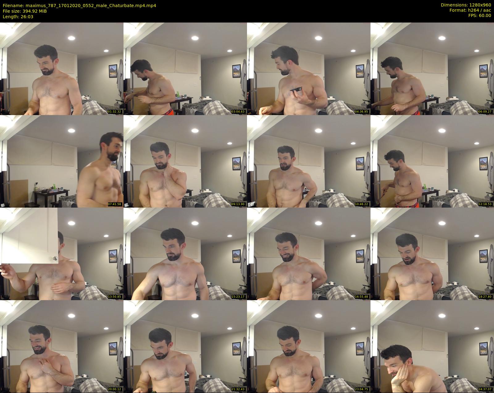 maximus_787 — 27 minute Chaturbate male cam show recording, 720p, Jan 17, 2020