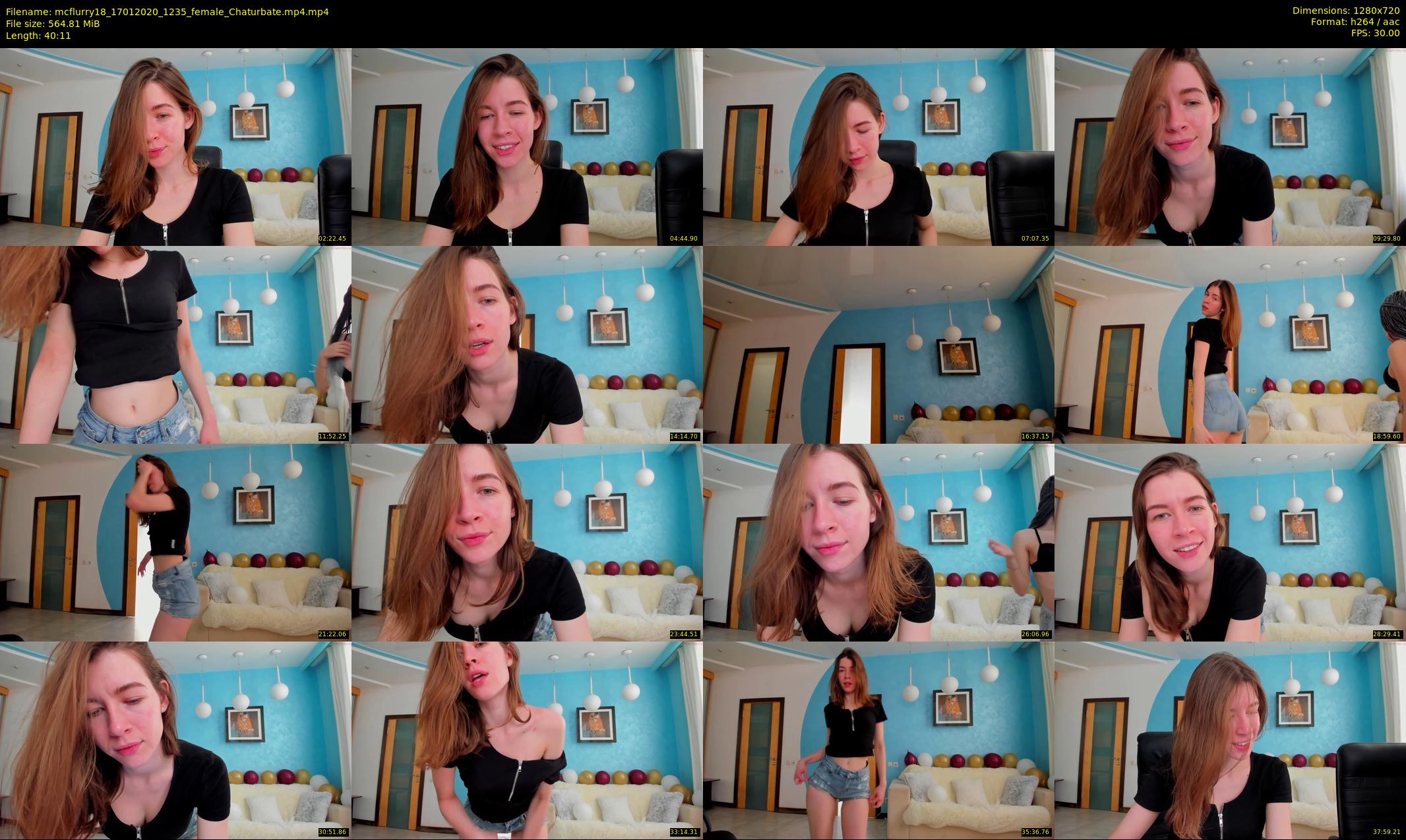 mcflurry18 — 41 minute Chaturbate female cam show recording, 720p, Jan 17, 2020