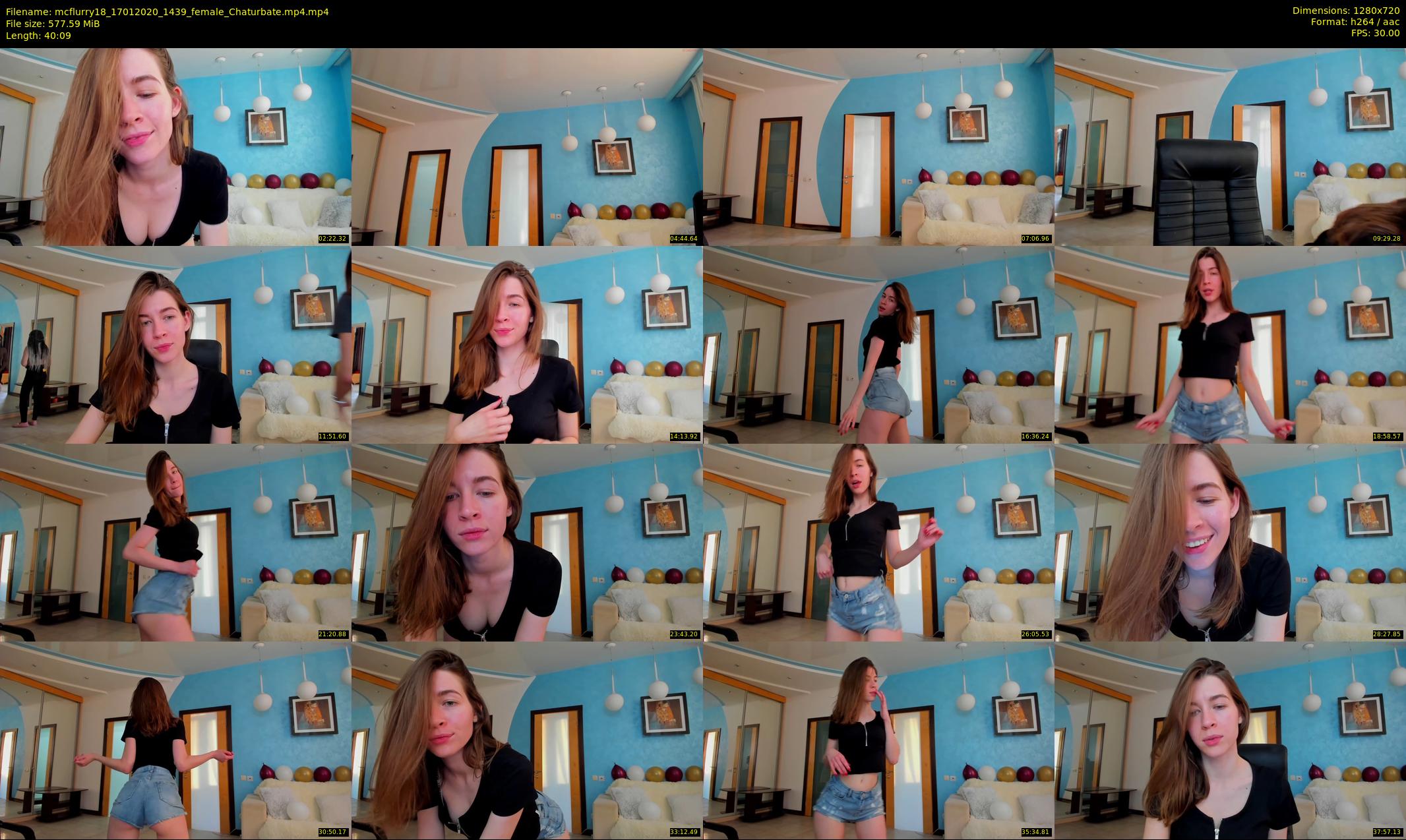 mcflurry18 — 41 minute Chaturbate female cam show recording, 720p, Jan 17, 2020