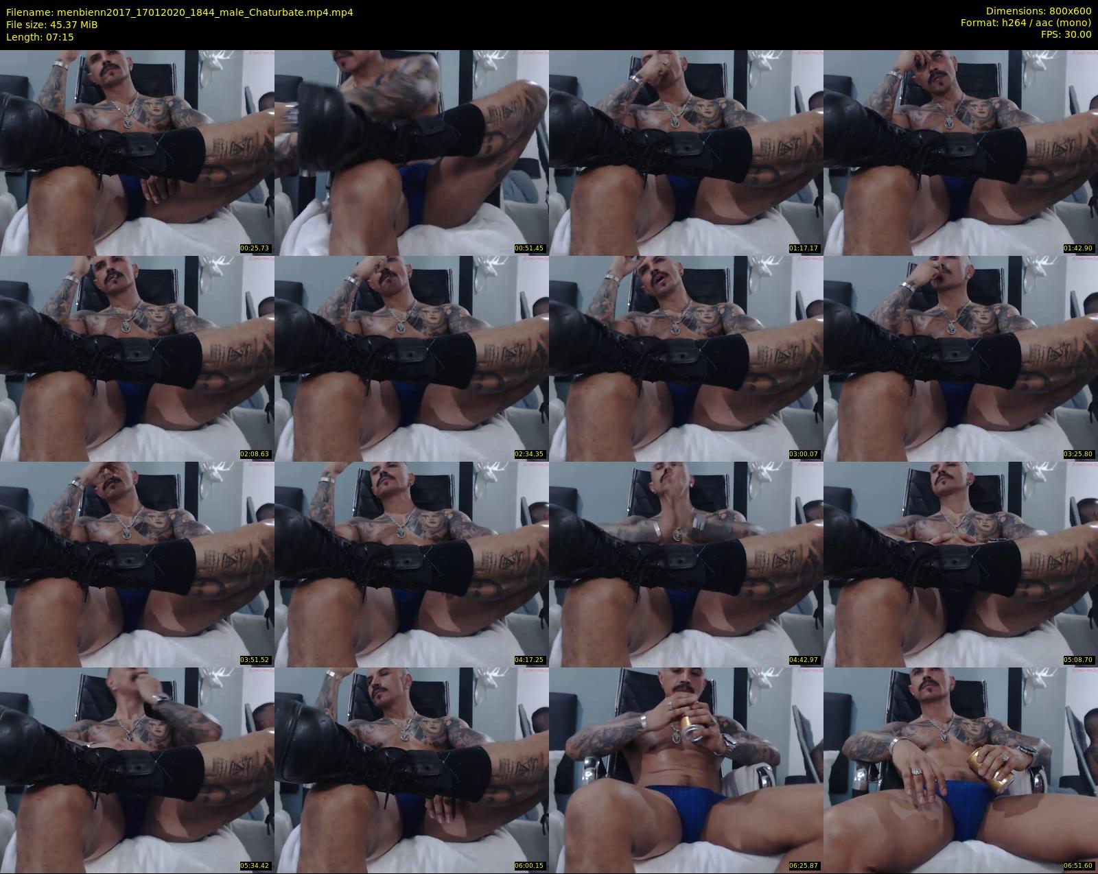 menbienn2017 — 8 minute Chaturbate male cam show recording, 480p, Jan 17, 2020