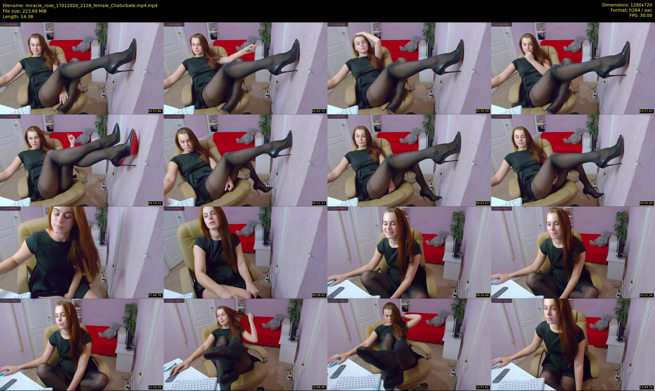 miracle_rose — 15 minute Chaturbate female cam show recording, 720p, Jan 17, 2020