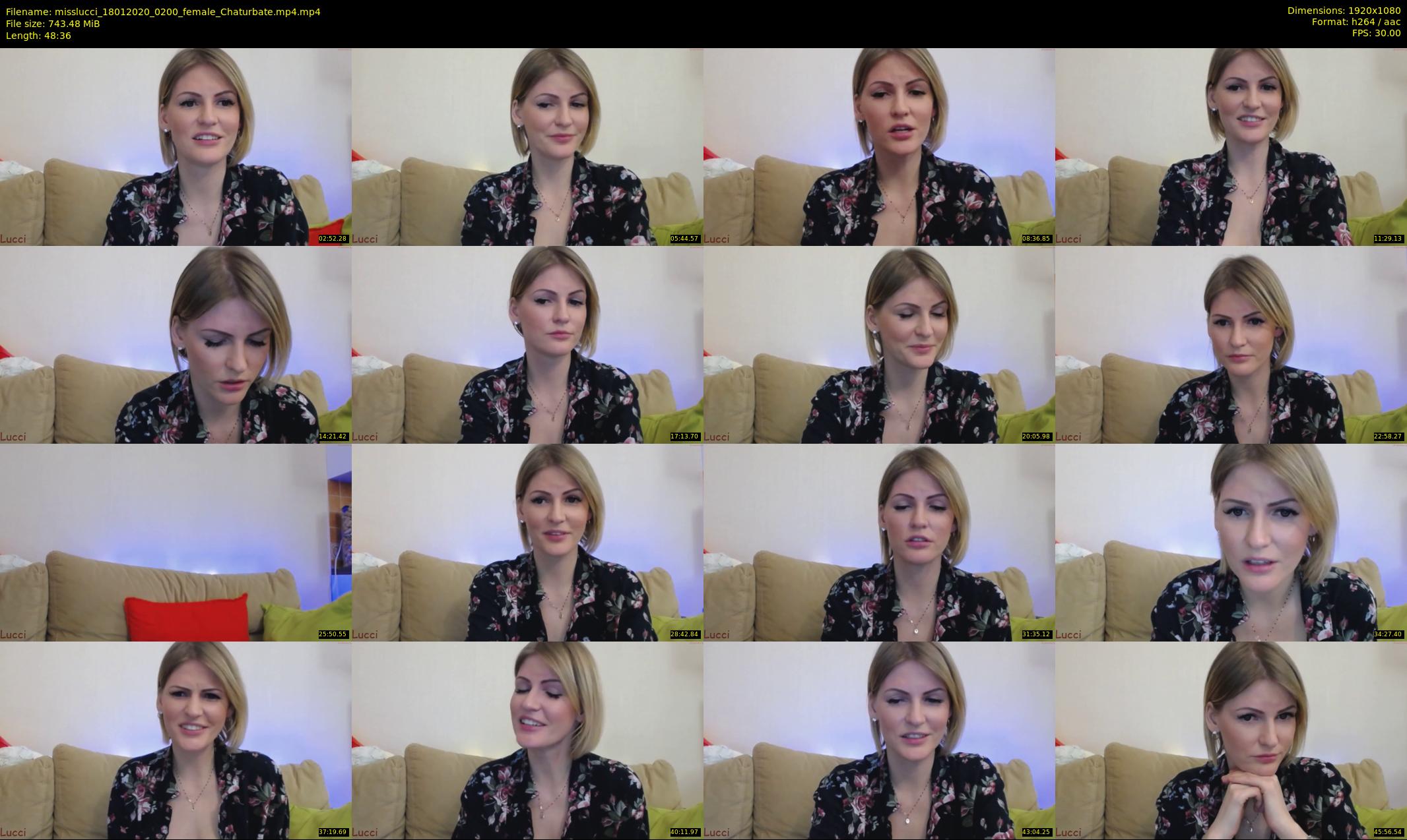 misslucci — 49 minute Chaturbate female cam show recording, 1080p, Jan 18, 2020