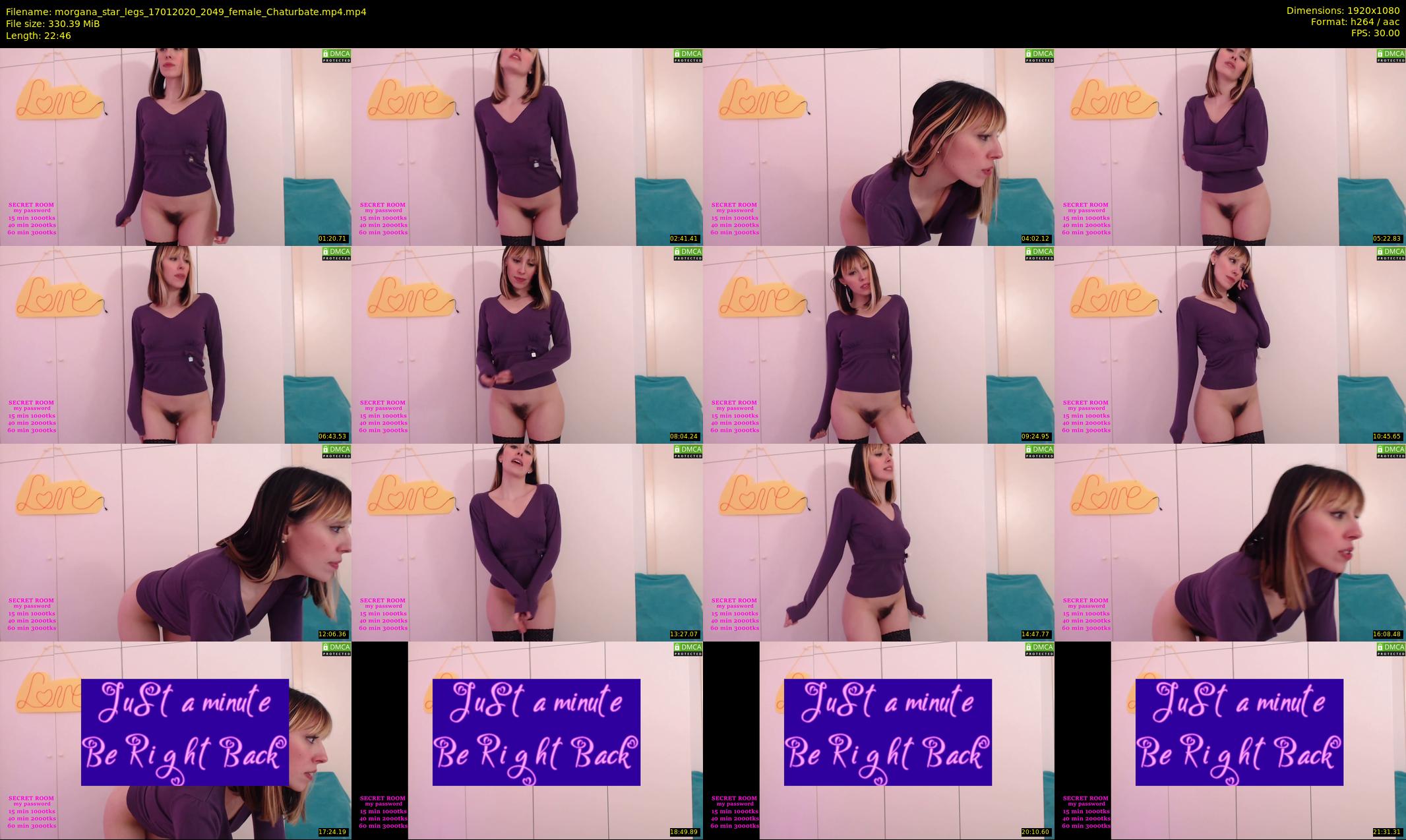 morgana_star_legs — 23 minute Chaturbate female cam show recording, 1080p, Jan 17, 2020