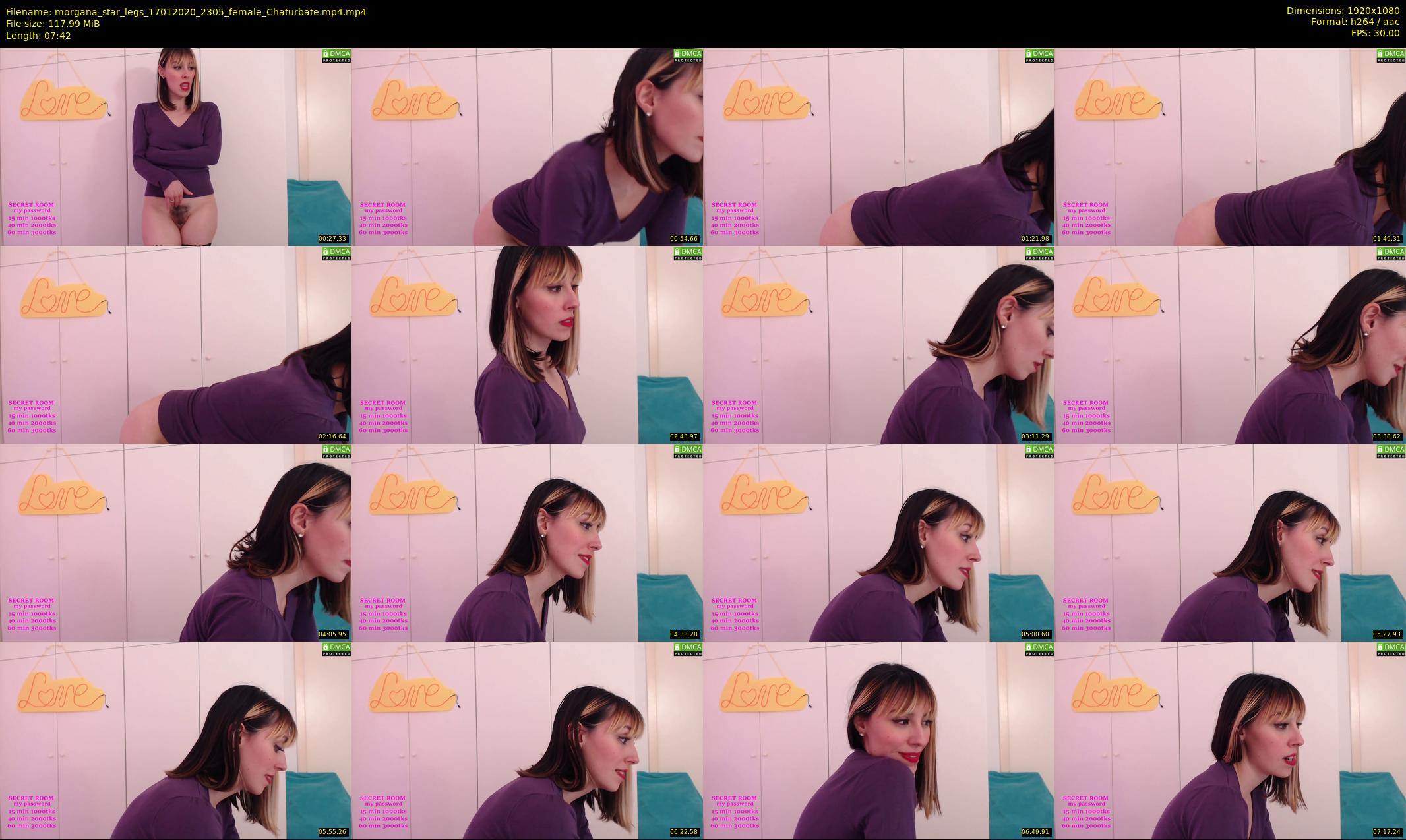 morgana_star_legs — 8 minute Chaturbate female cam show recording, 1080p, Jan 17, 2020