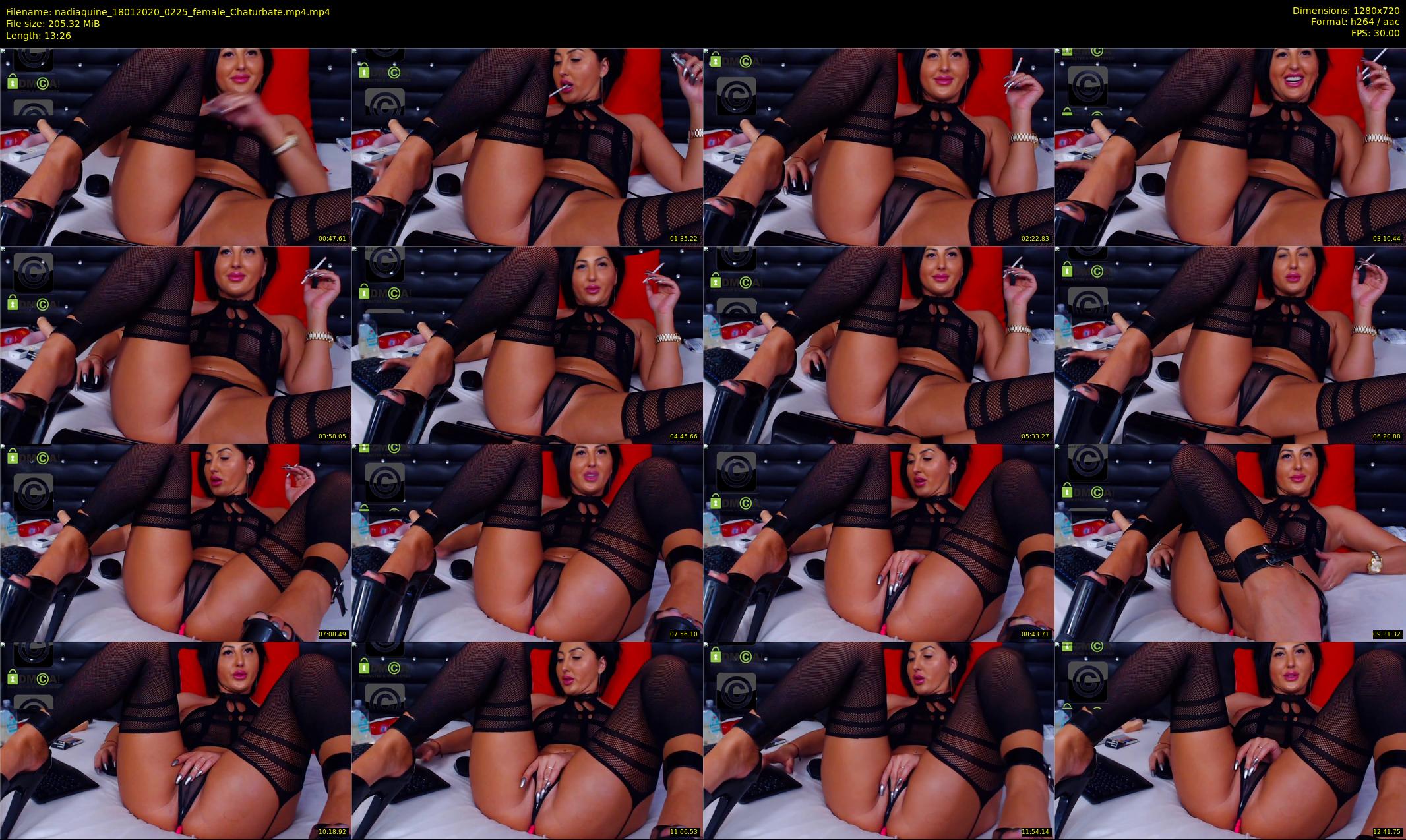 nadiaquine — 14 minute Chaturbate female cam show recording, 720p, Jan 18, 2020