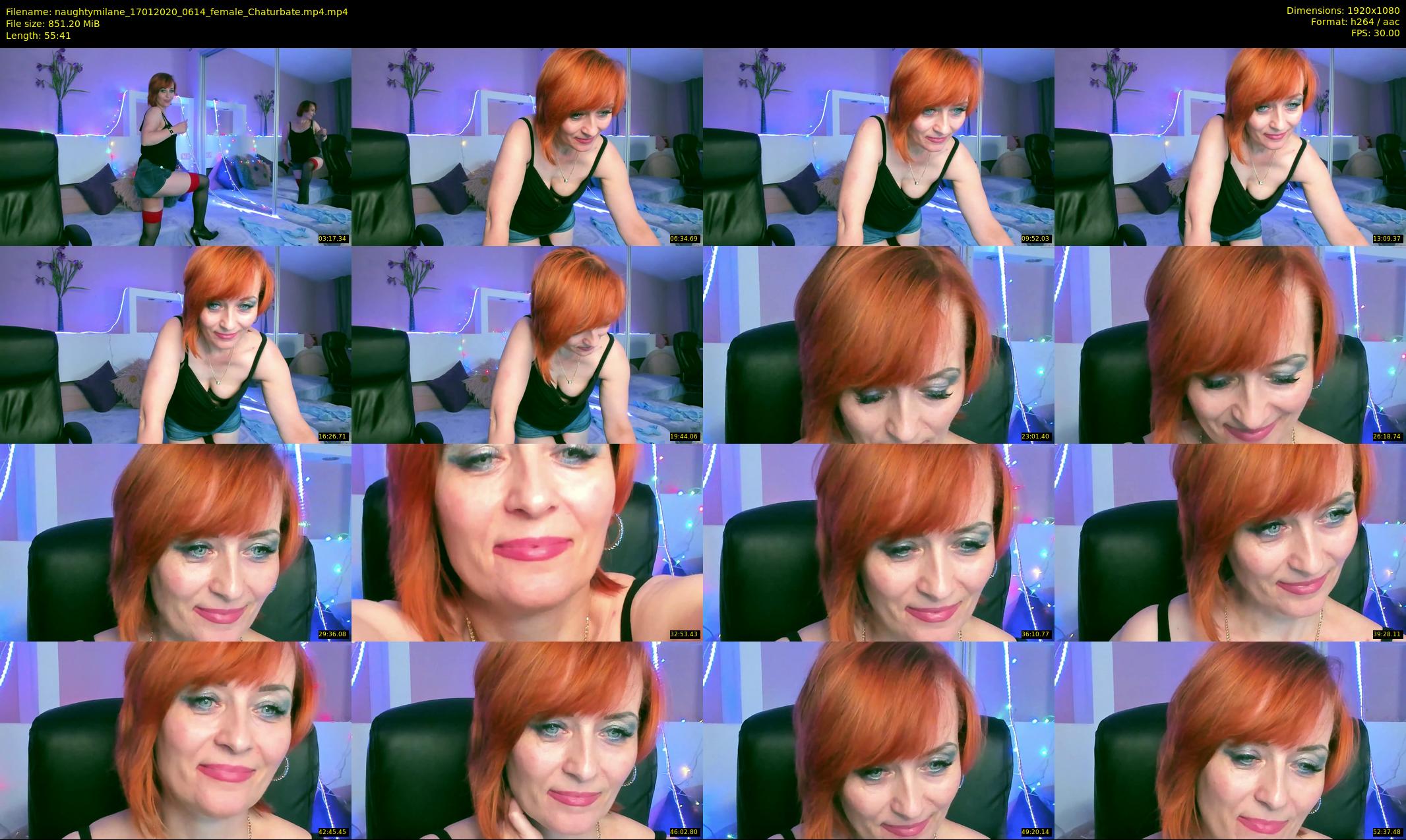 naughtymilane — 56 minute Chaturbate female cam show recording, 1080p, Jan 17, 2020