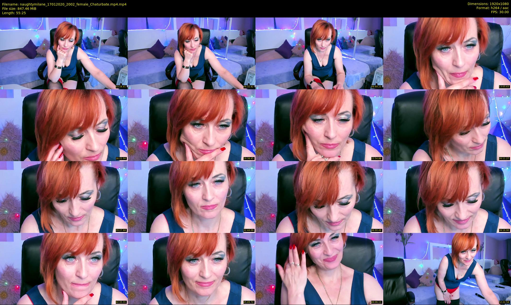 naughtymilane — 56 minute Chaturbate female cam show recording, 1080p, Jan 17, 2020