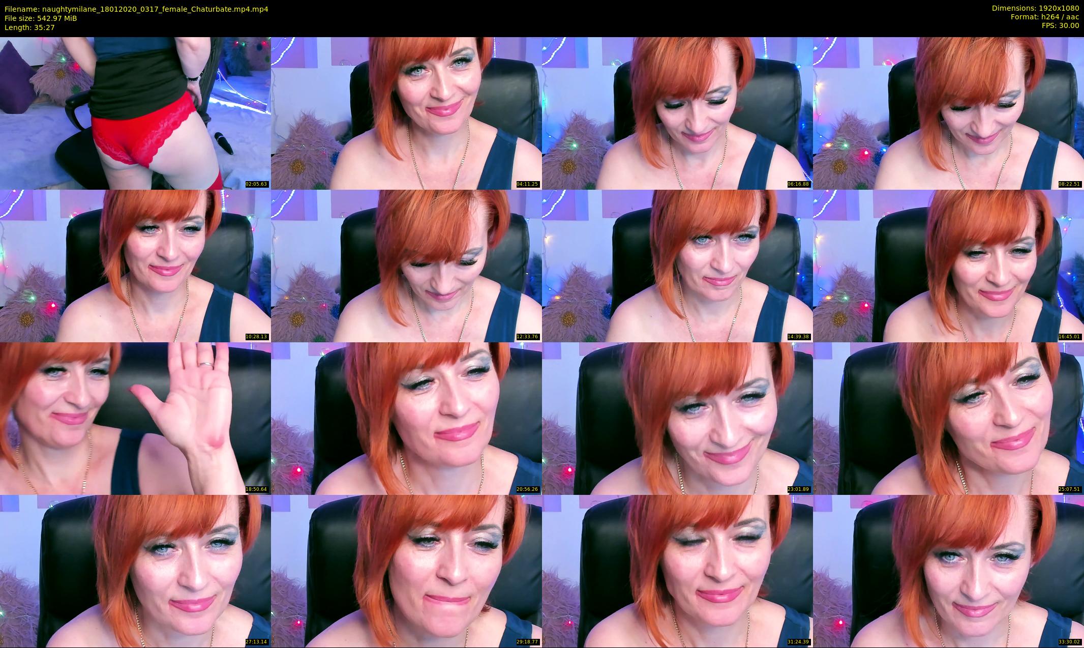 naughtymilane — 36 minute Chaturbate female cam show recording, 1080p, Jan 18, 2020
