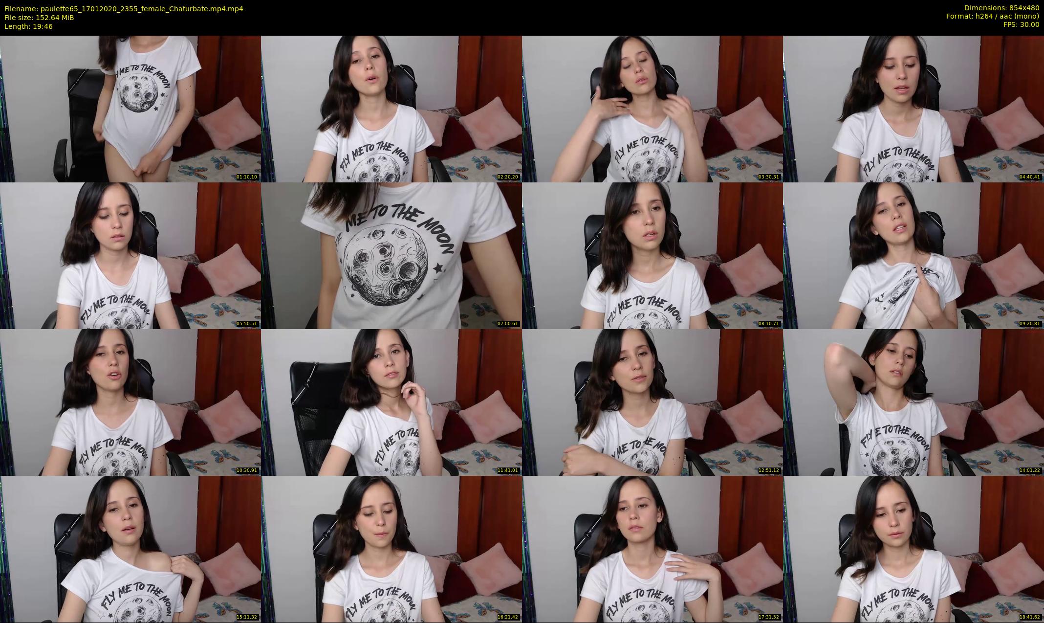 paulette65 — 20 minute Chaturbate female cam show recording, 480p, Jan 17, 2020