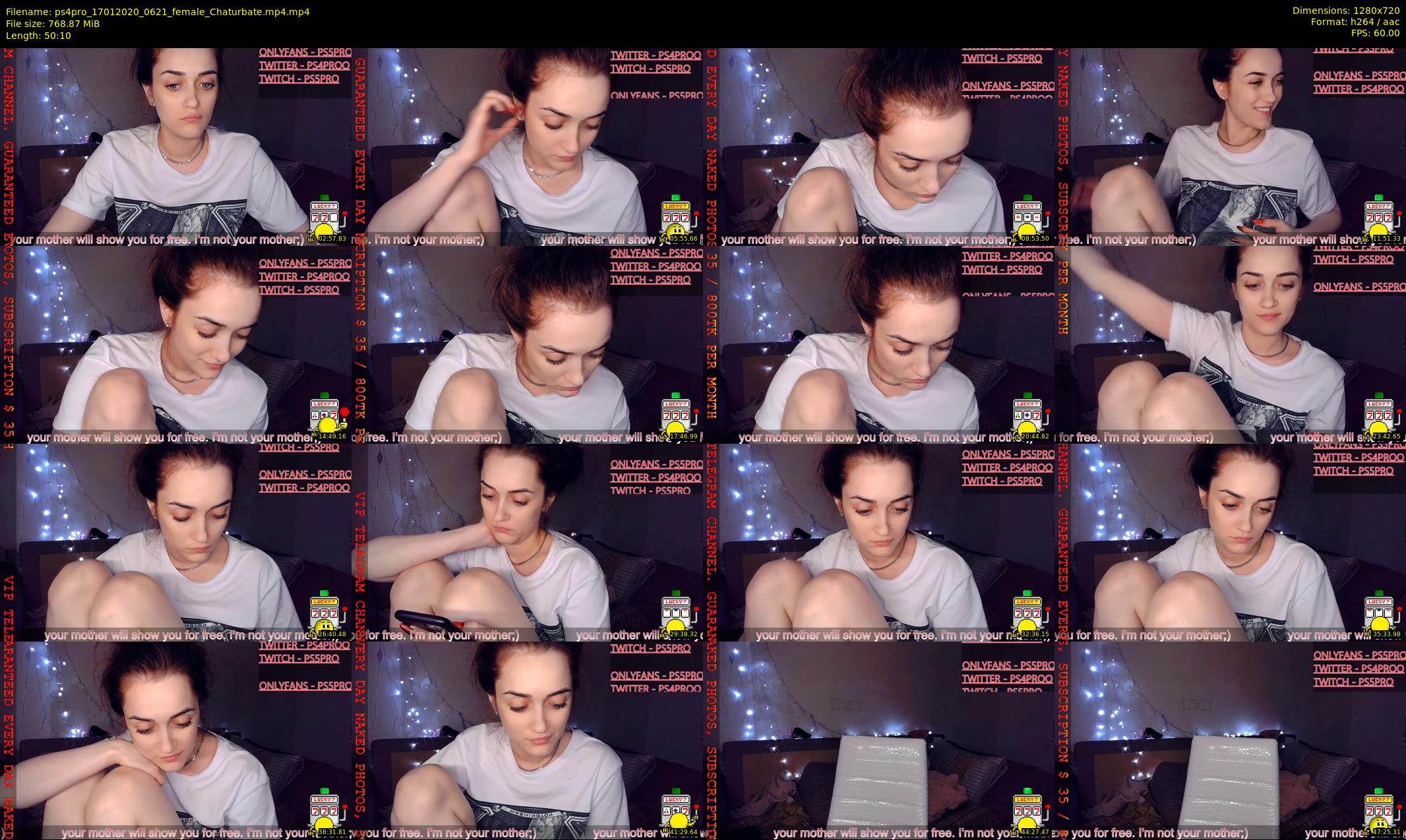 ps4pro — 51 minute Chaturbate female cam show recording, 720p, Jan 17, 2020