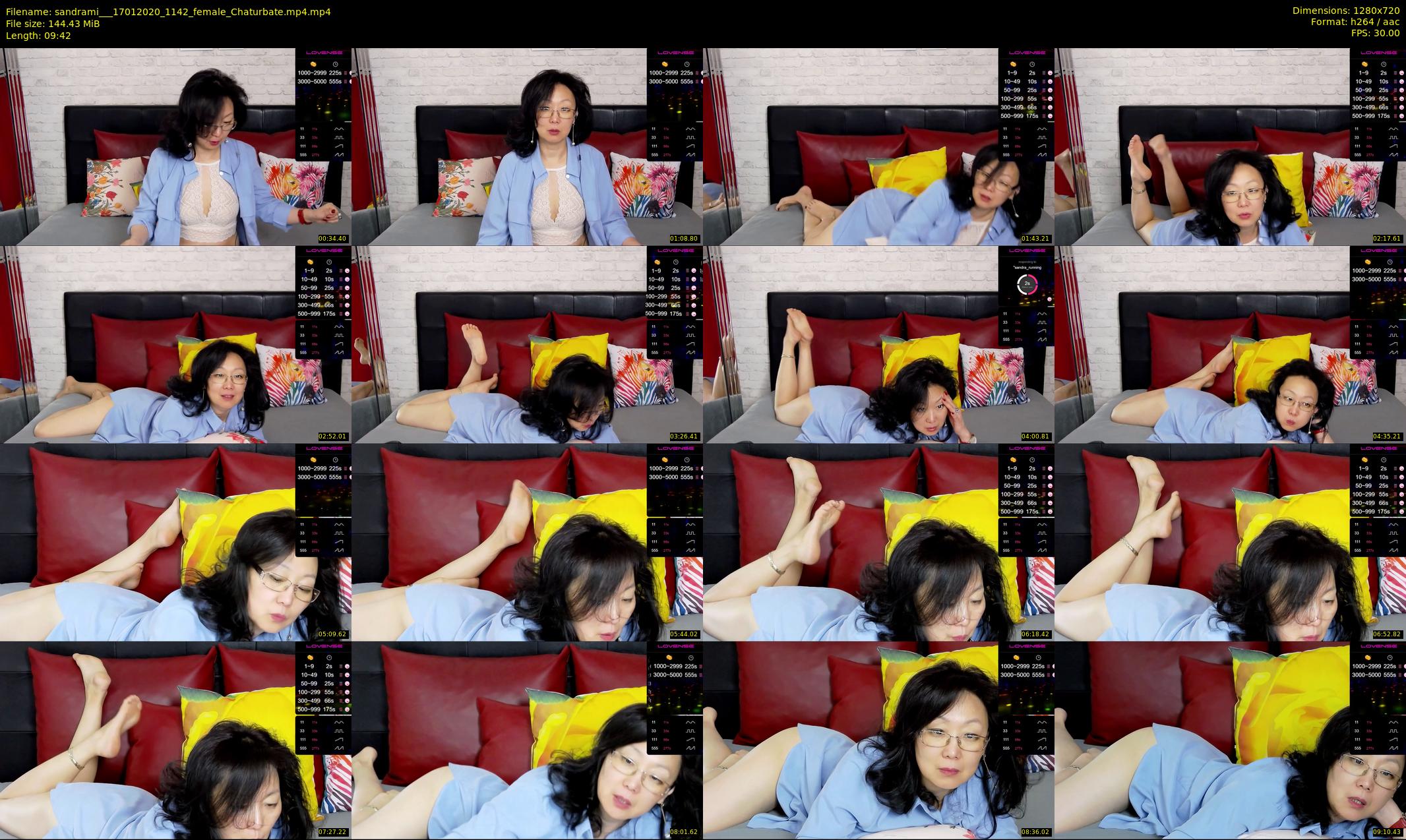 sandrami__ — 10 minute Chaturbate female cam show recording, 720p, Jan 17, 2020