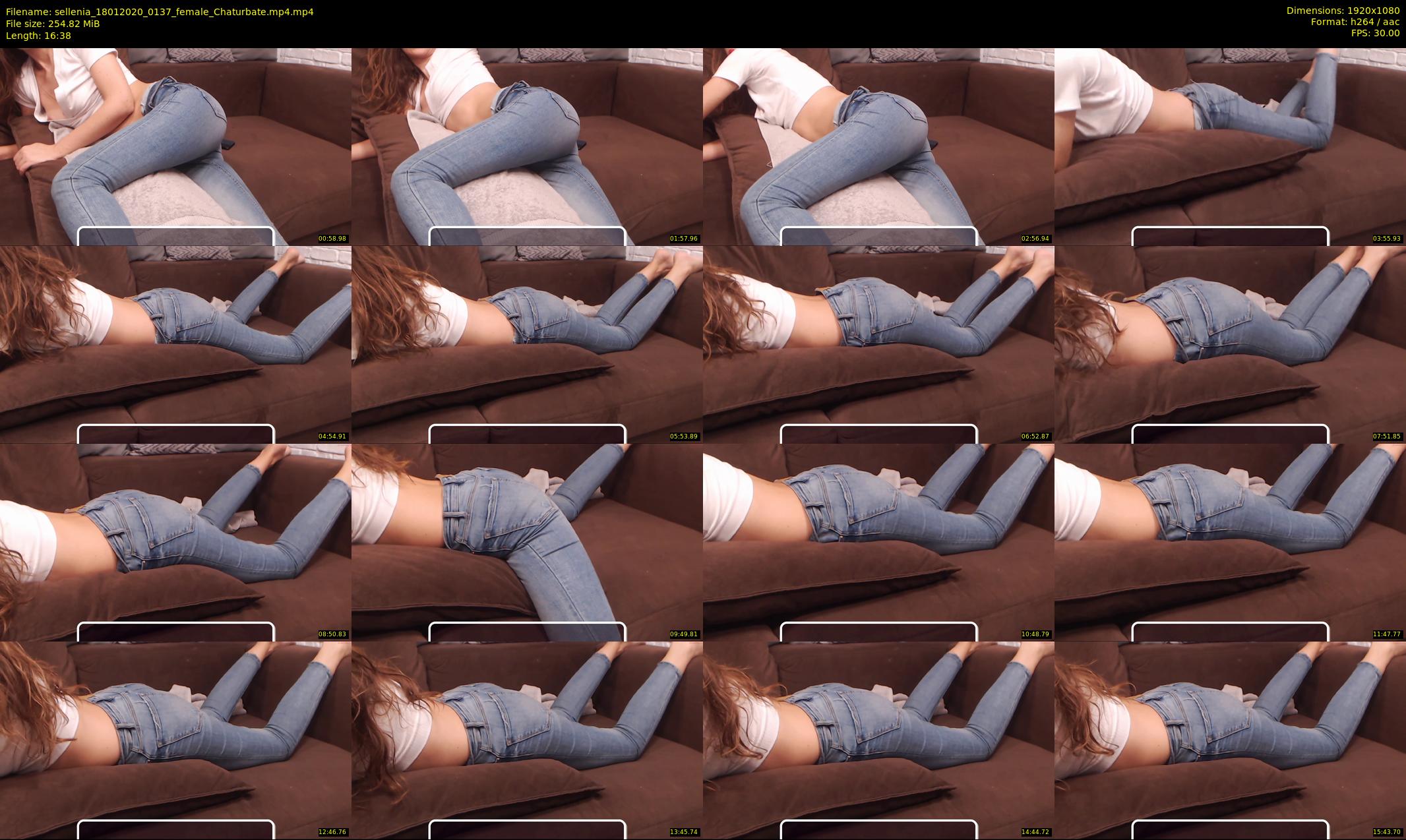 sellenia — 17 minute Chaturbate female cam show recording, 1080p, Jan 18, 2020