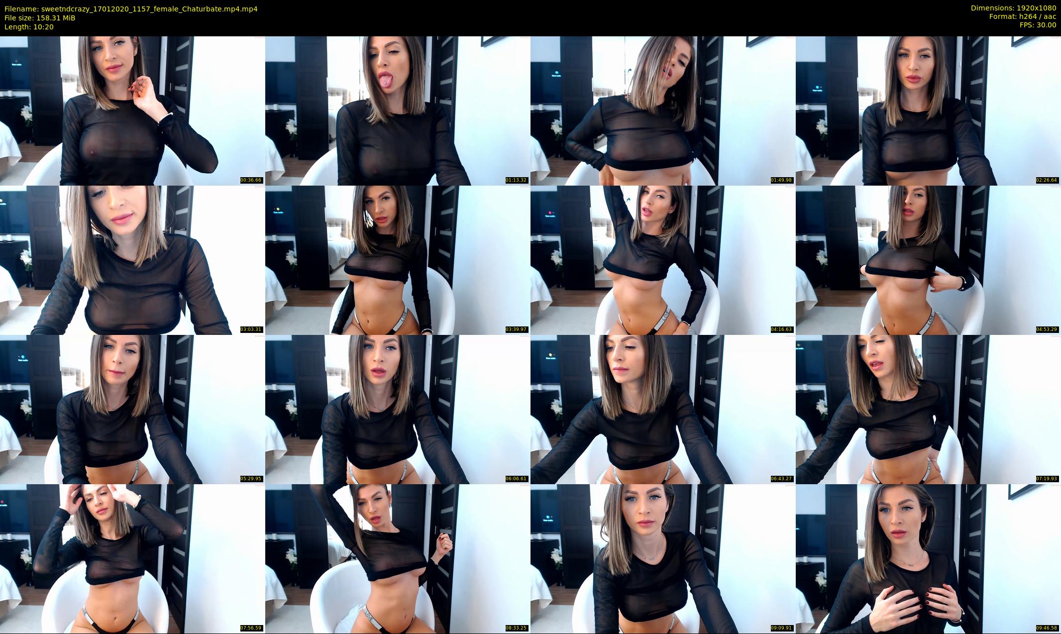 sweetndcrazy — 11 minute Chaturbate female cam show recording, 1080p, Jan 17, 2020