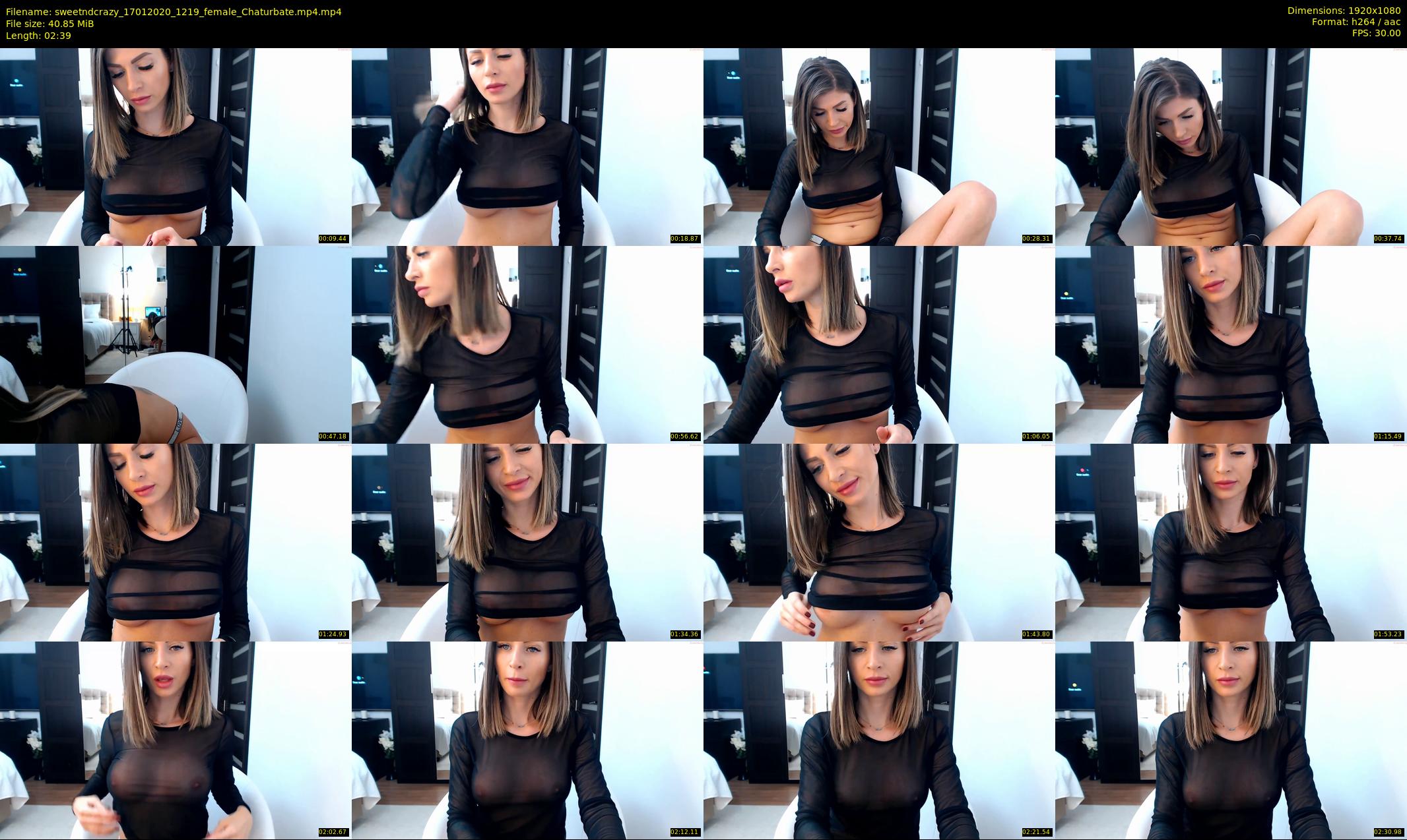 sweetndcrazy — 3 minute Chaturbate female cam show recording, 1080p, Jan 17, 2020