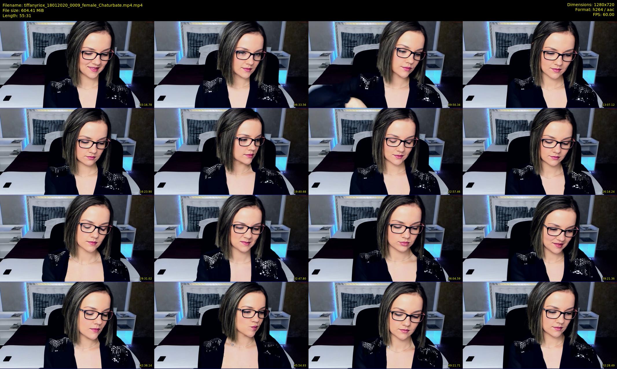 tiffanyriox — 56 minute Chaturbate female cam show recording, 720p, Jan 18, 2020