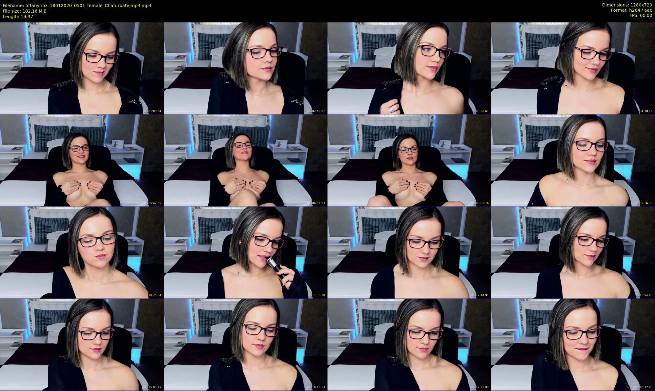 tiffanyriox — 20 minute Chaturbate female cam show recording, 720p, Jan 18, 2020