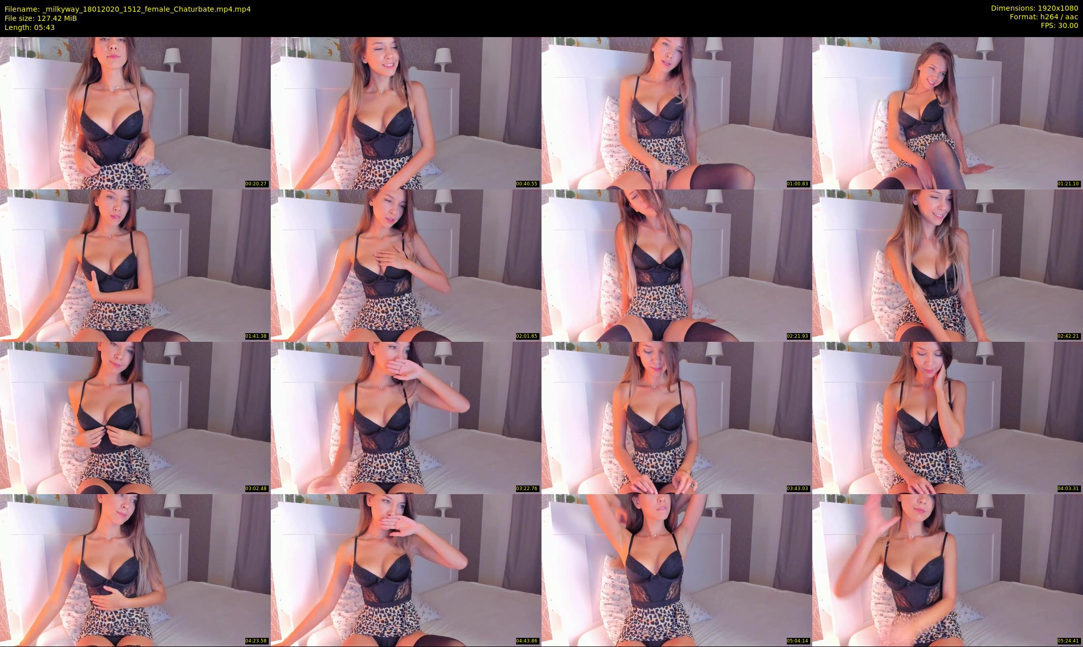 _milkyway — 6 minute Chaturbate female cam show recording, 1080p, Jan 18, 2020
