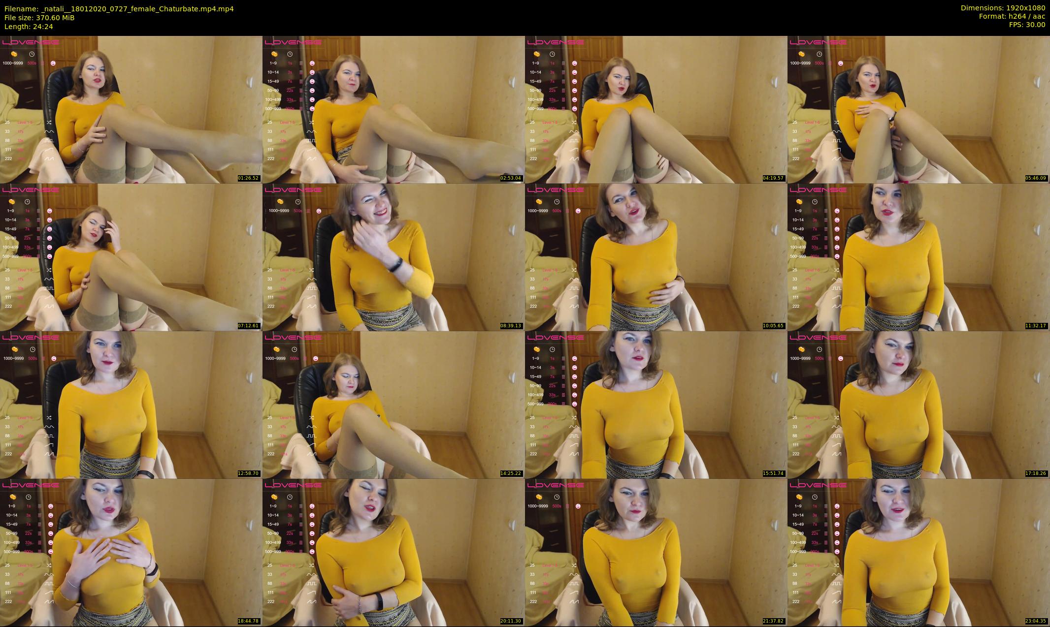 _natali_ — 25 minute Chaturbate female cam show recording, 1080p, Jan 18, 2020