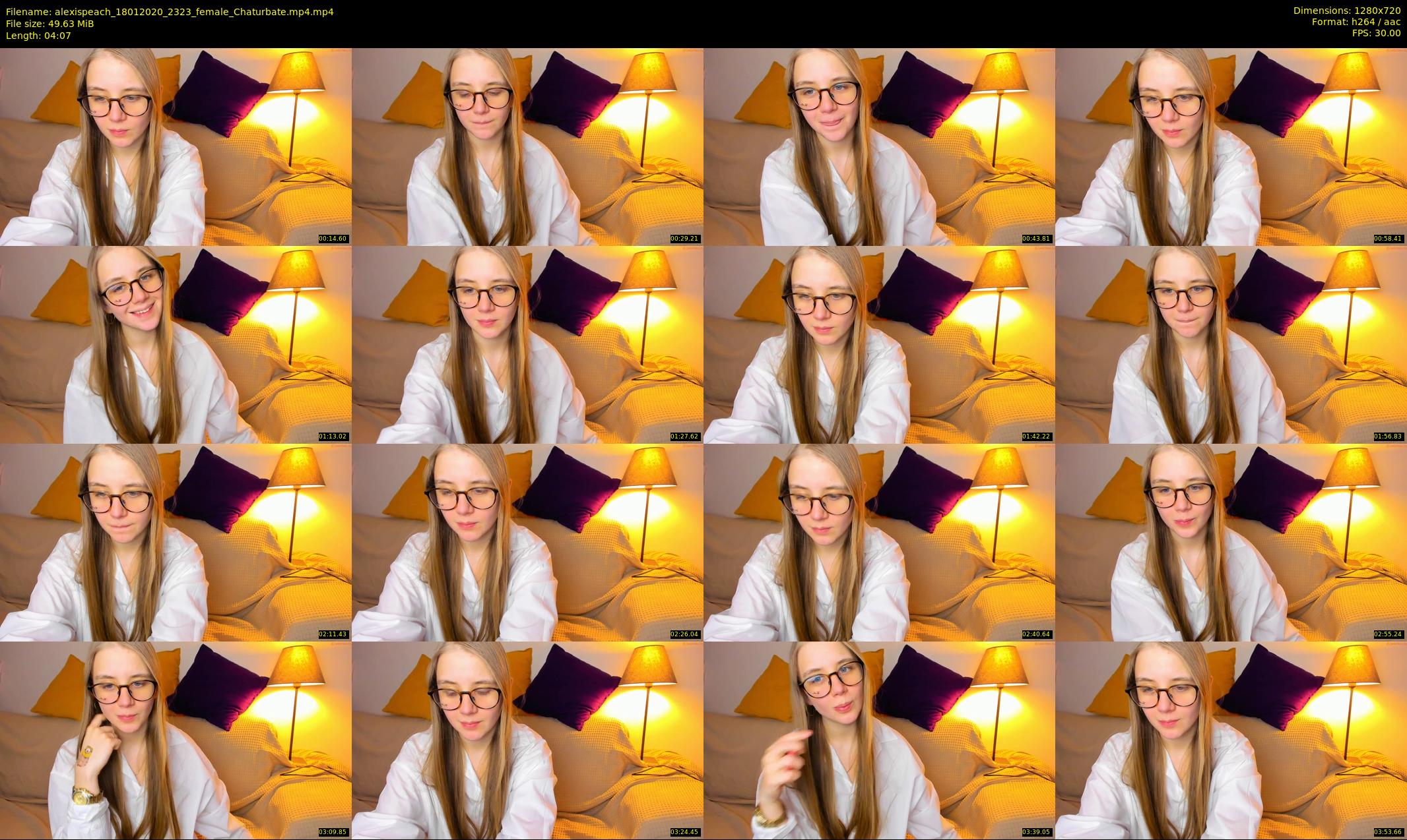 alexispeach — 5 minute Chaturbate female cam show recording, 720p, Jan 18, 2020