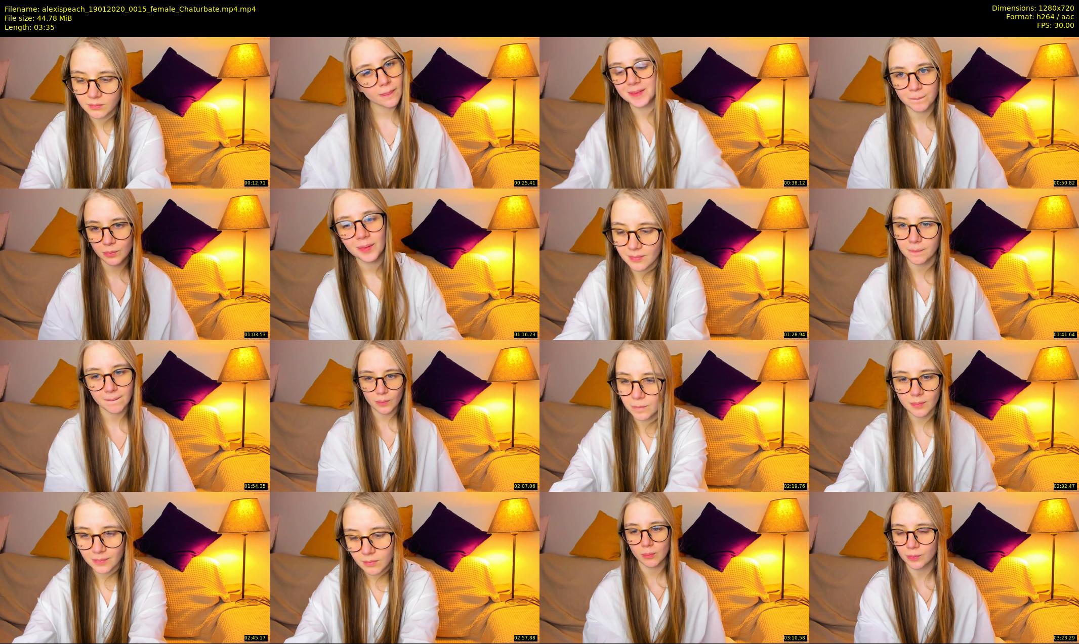 alexispeach — 4 minute Chaturbate female cam show recording, 720p, Jan 19, 2020