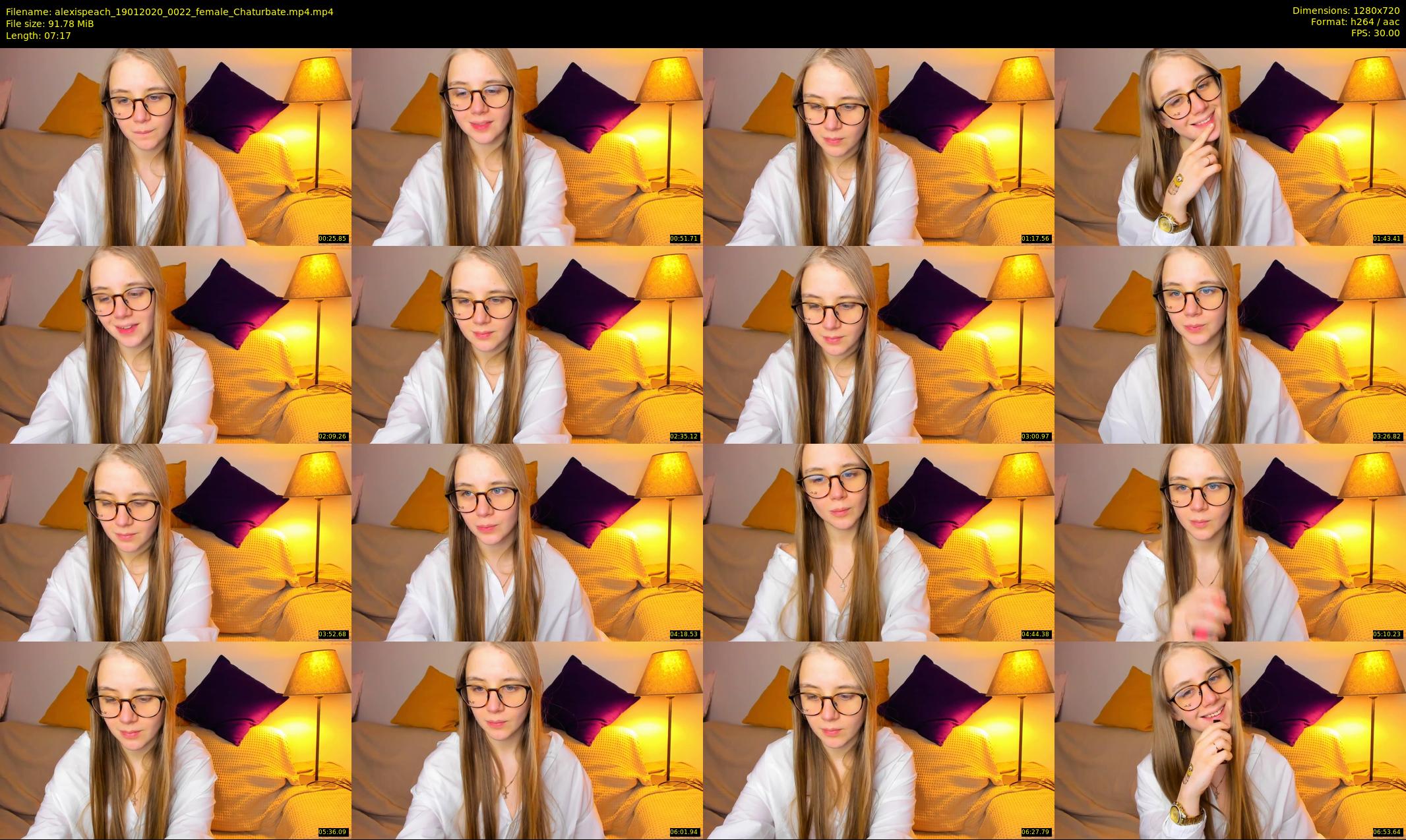 alexispeach — 8 minute Chaturbate female cam show recording, 720p, Jan 19, 2020