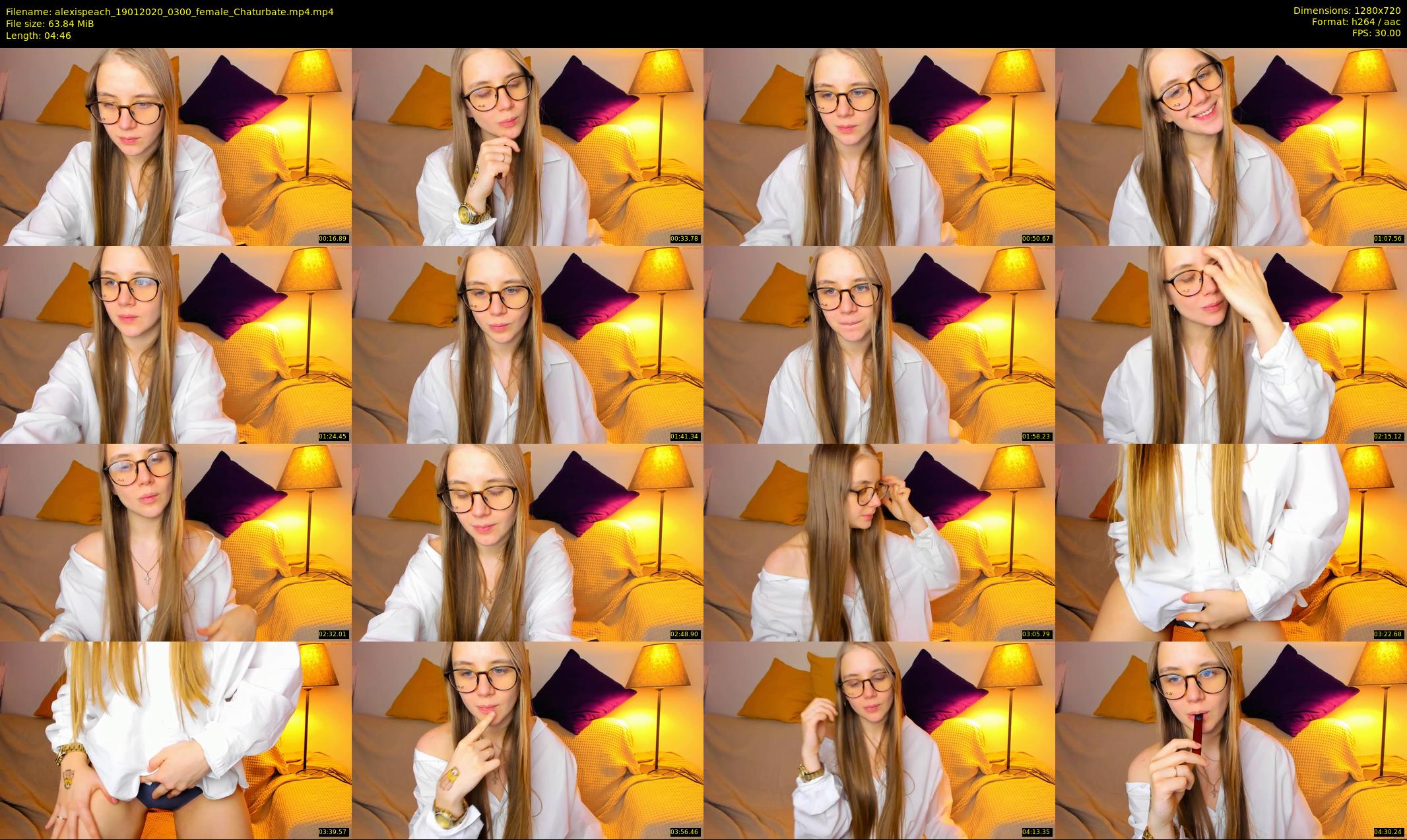 alexispeach — 5 minute Chaturbate female cam show recording, 720p, Jan 19, 2020