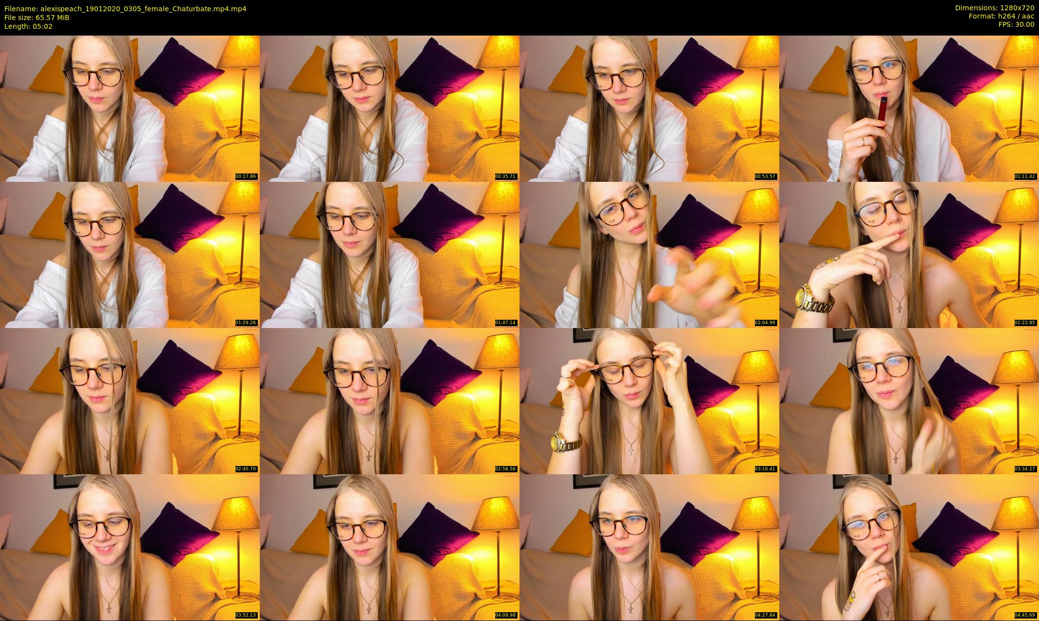 alexispeach — 6 minute Chaturbate female cam show recording, 720p, Jan 19, 2020